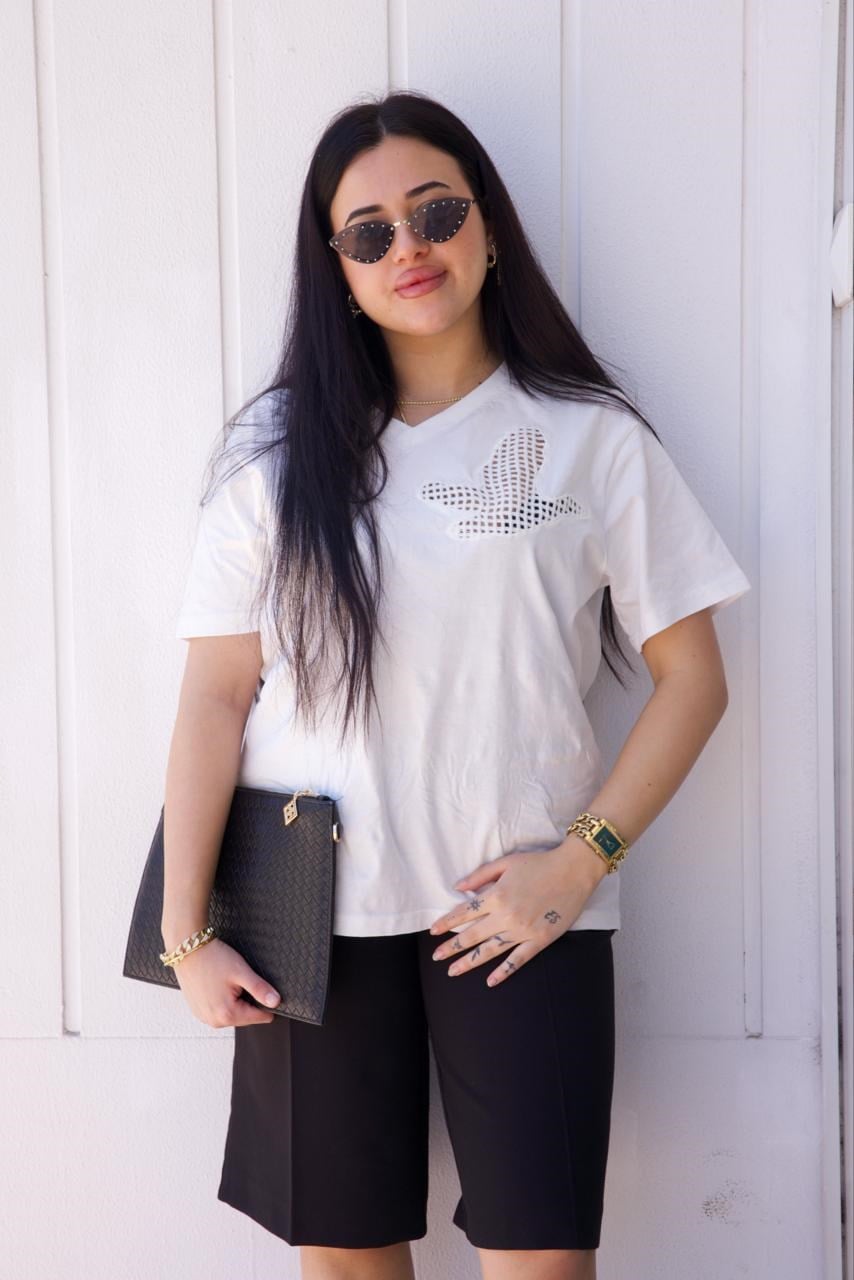 Beyaz Orjinal Marka Tshirt - 1239