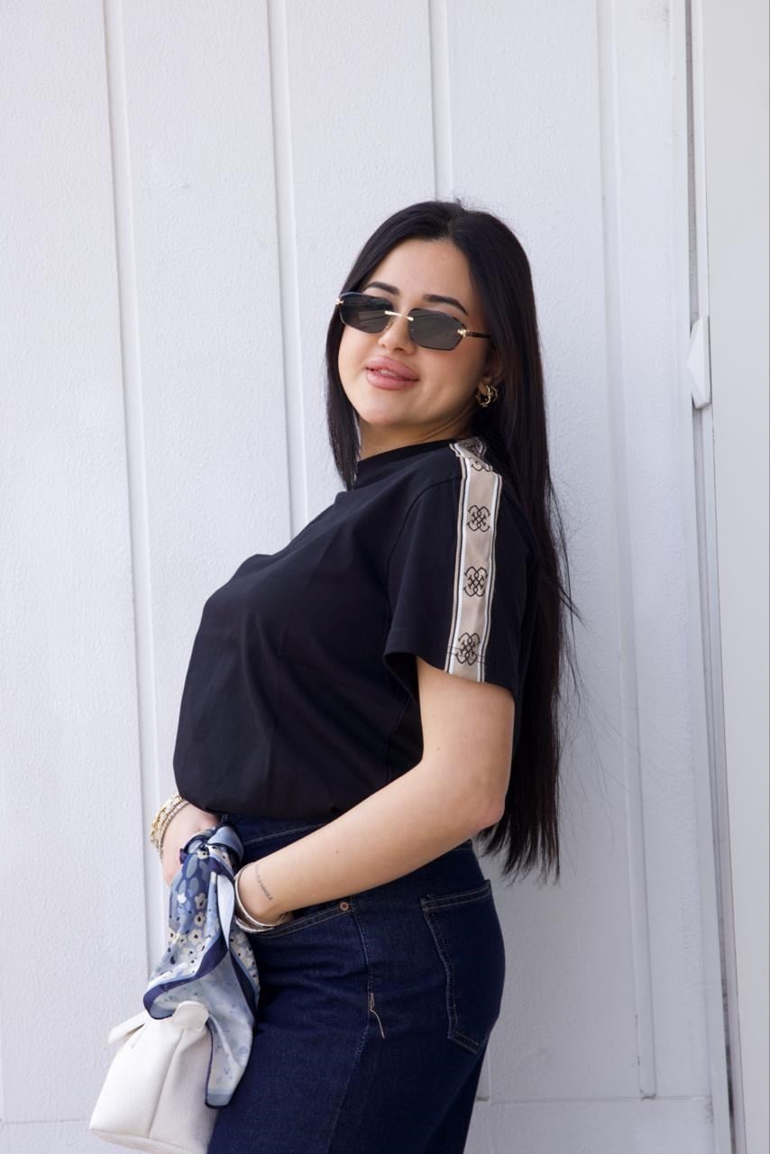 Siyah Orjinal Marka Tshirt - 1239