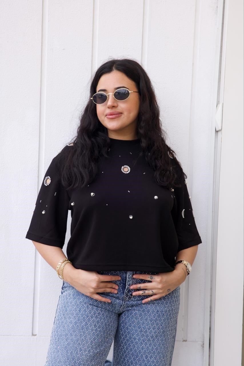 Siyah Orjinal Marka Tshirt - 1239
