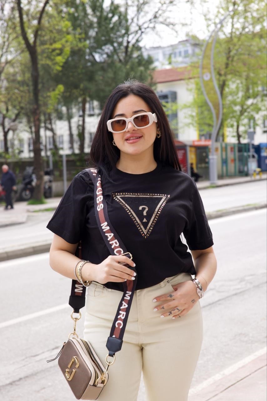 Siyah Orjinal Marka Tshirt - 1239