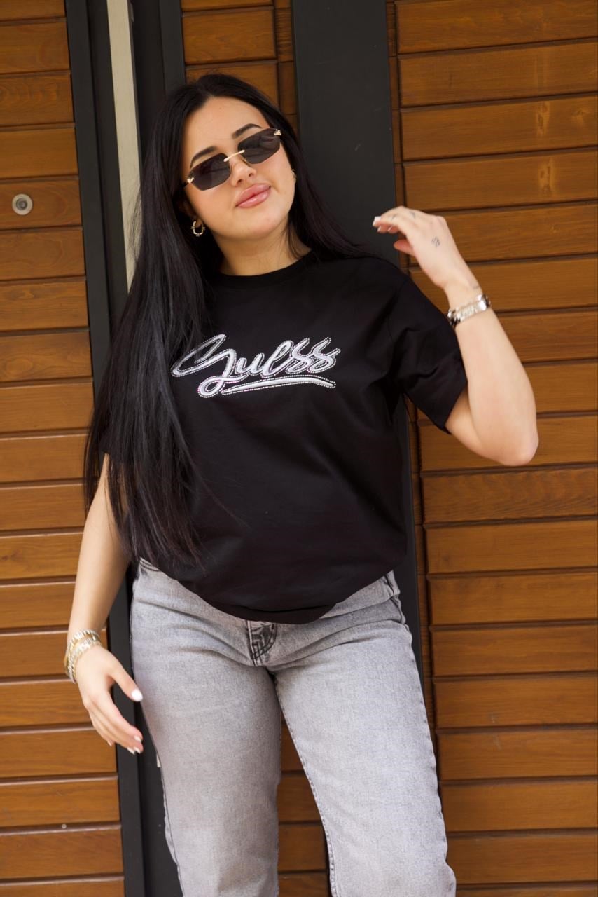 Siyah Orjinal Marka Tshirt - 1239
