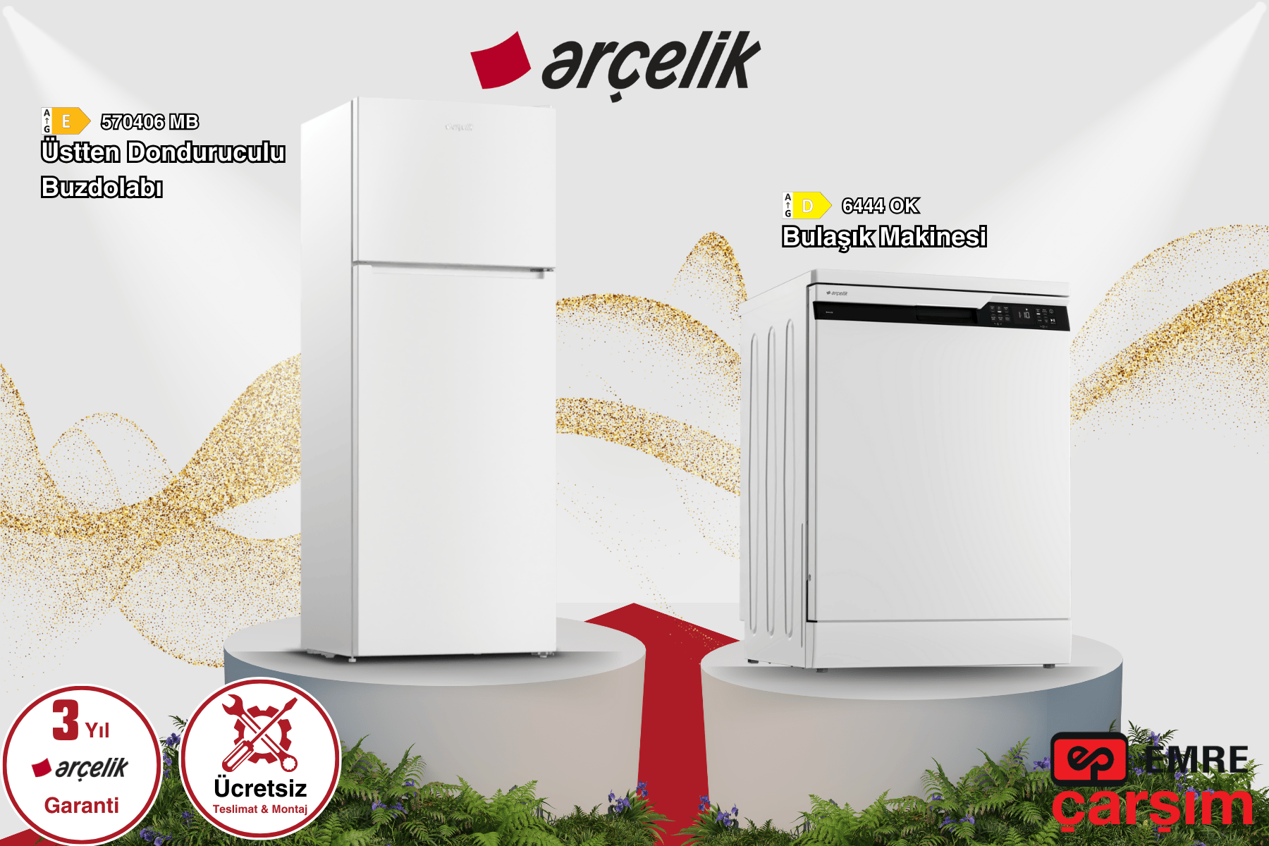 ARÇELİK 570406 MB 6444 OK İkili Set