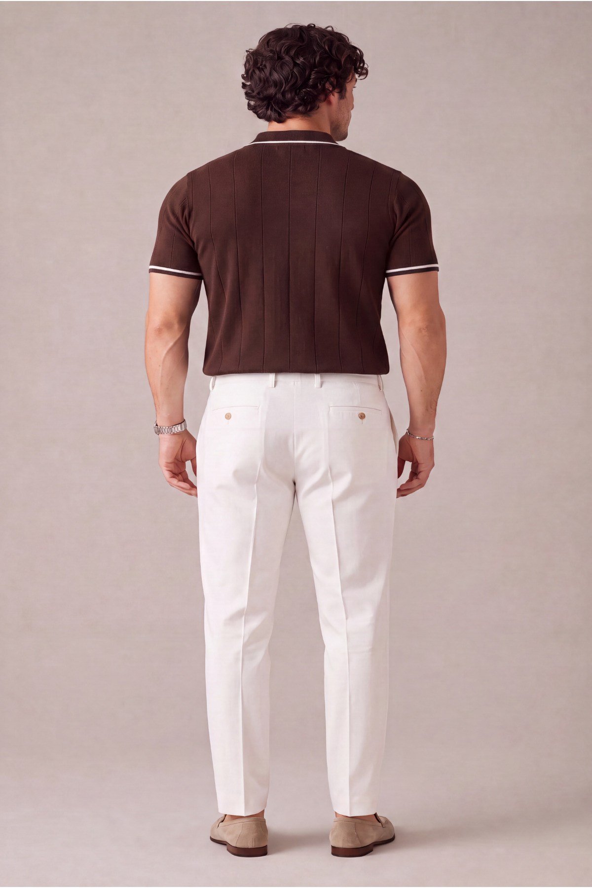 Erkek Yarım Fermuarlı Premium Polo Yaka T-shirt