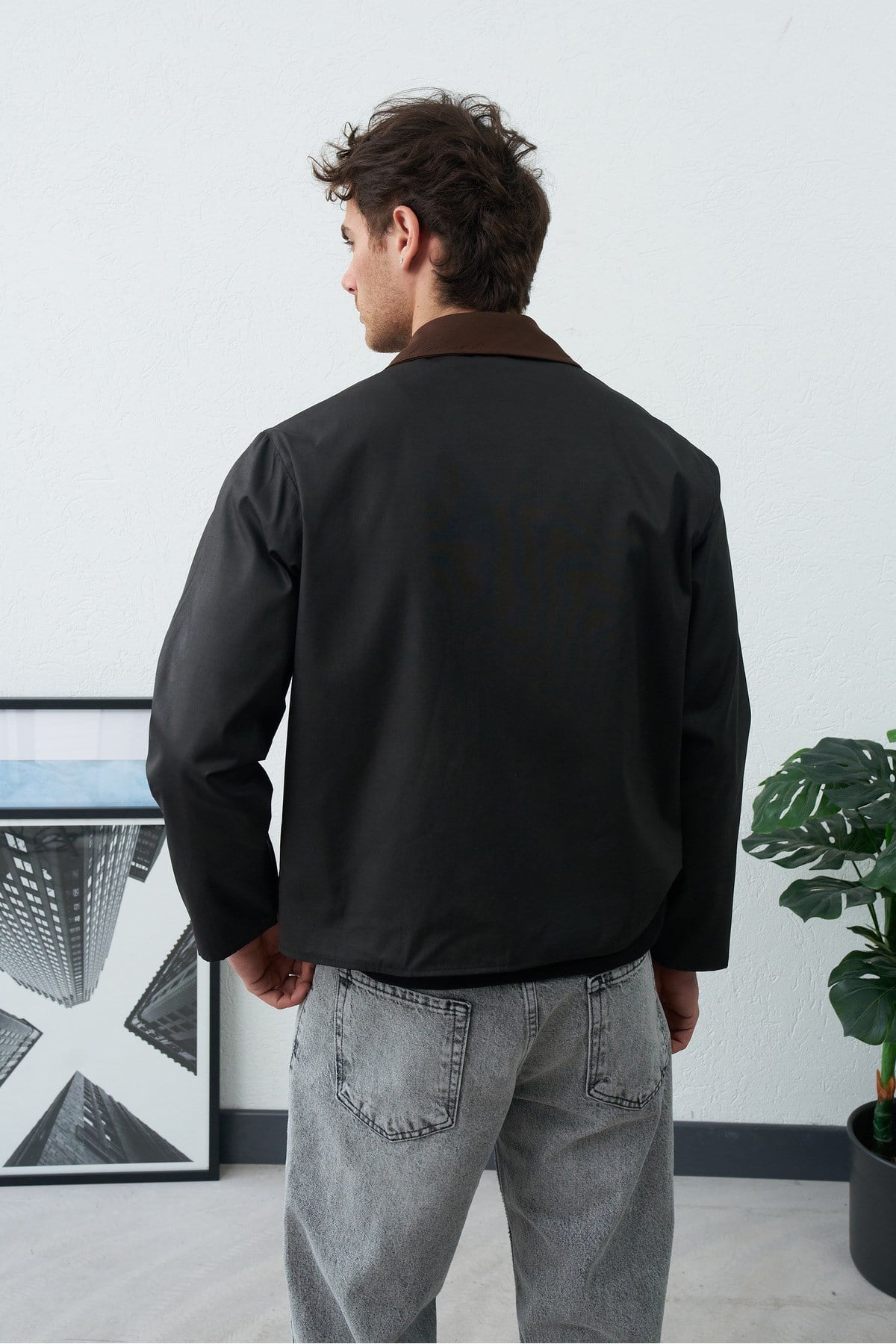 Gömlek Yaka Oversize Old Money İnce Mevsimlik Ceket