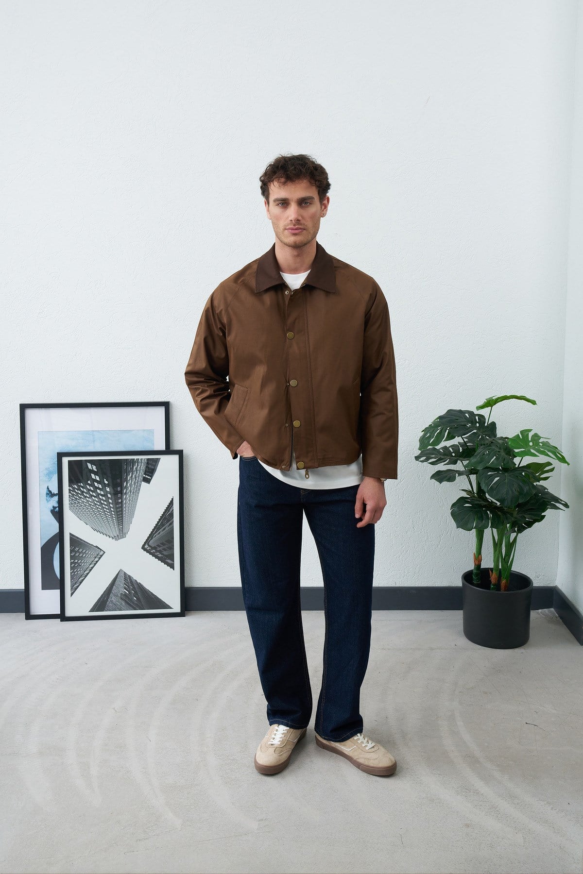 Gömlek Yaka Oversize Old Money İnce Mevsimlik Ceket