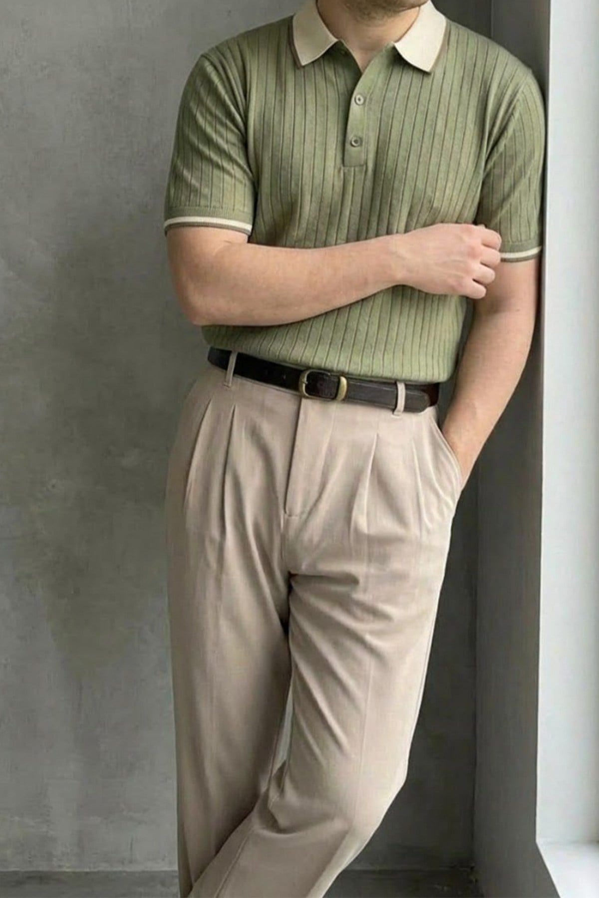 Old Money Premium Kısa Kollu Erkek Polo Yaka Triko T-Shirt