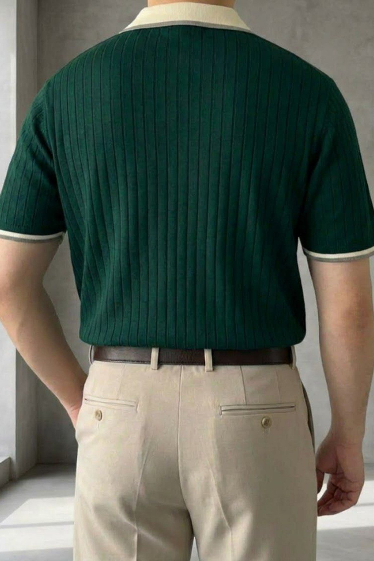 Old Money Premium Kısa Kollu Erkek Polo Yaka Triko T-Shirt