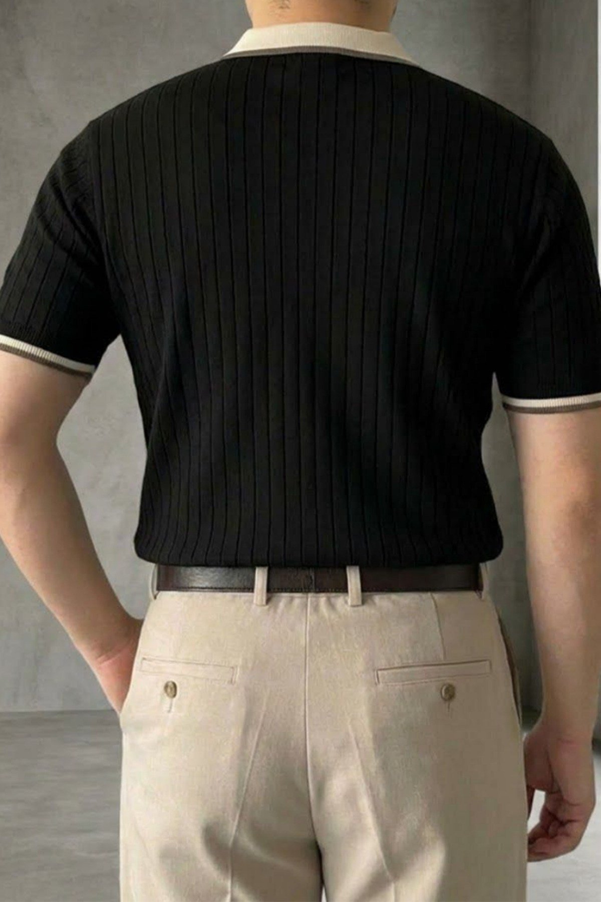 Old Money Premium Kısa Kollu Erkek Polo Yaka Triko T-Shirt
