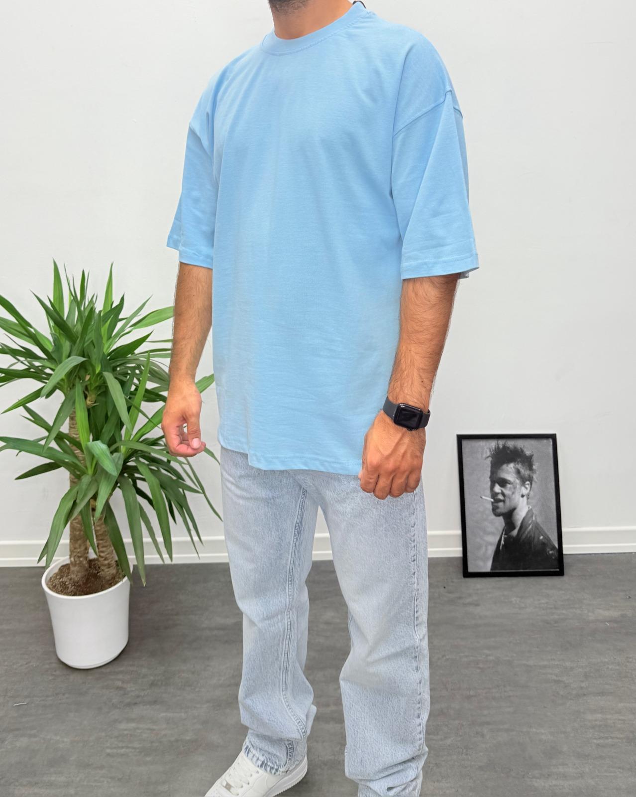 Oversize Basic T-Shirt Bebe Mavisi