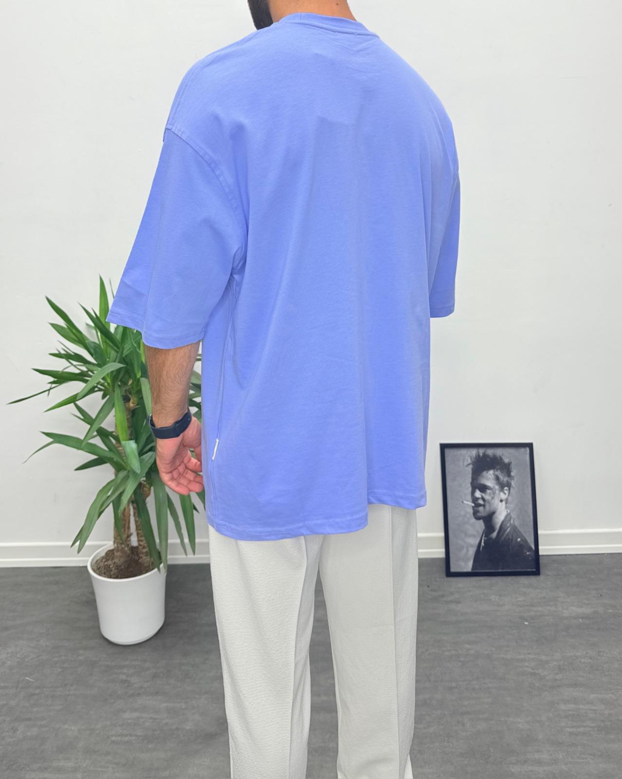 Oversize Basic T-Shirt Soft Lila