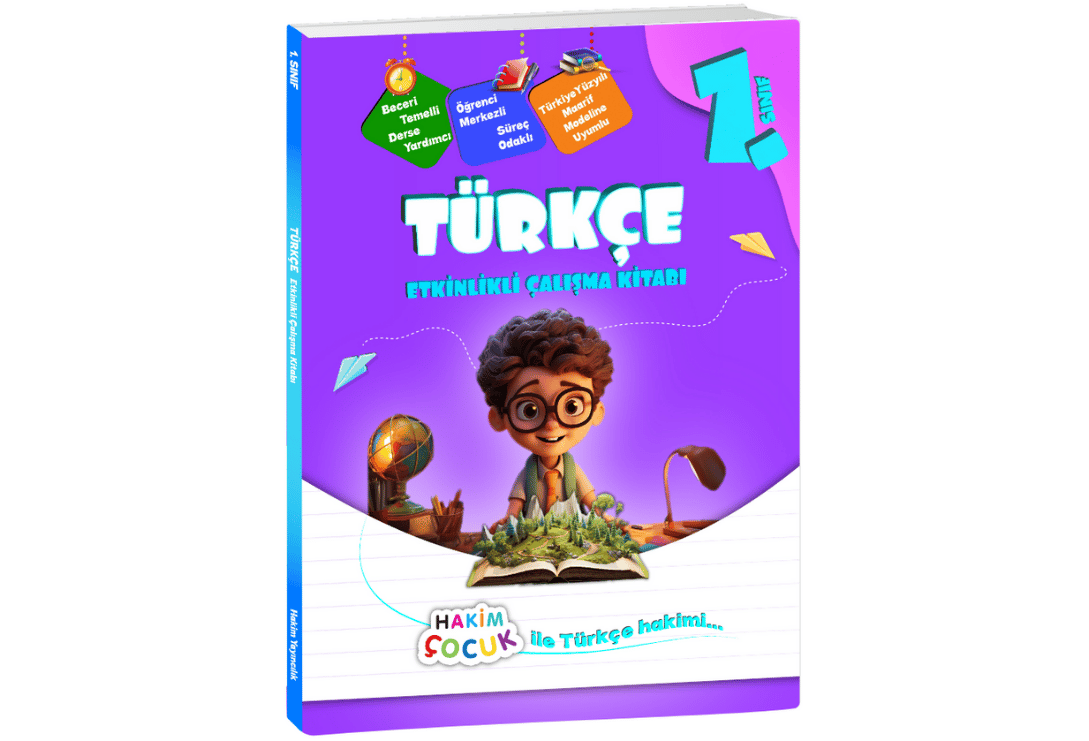 1. Sınıf Türkçe Etkinlikli Çalışma Kitabı