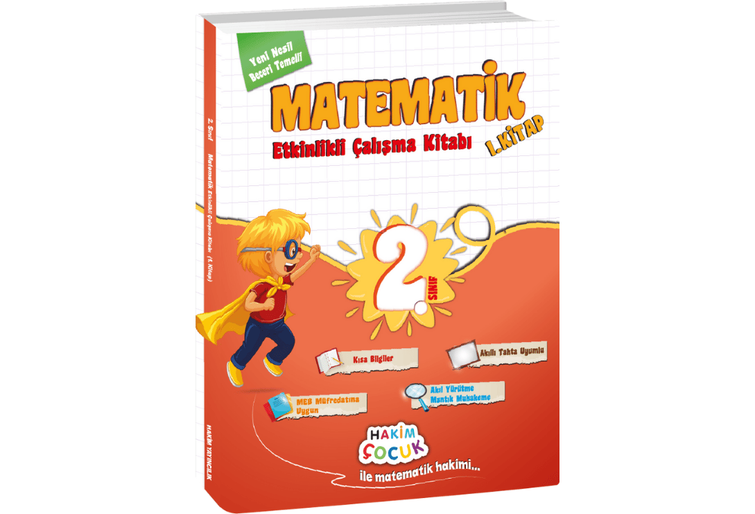 2. Sınıf Matematik Etkinlikli Çalışma Kitabı (1. Kitap)