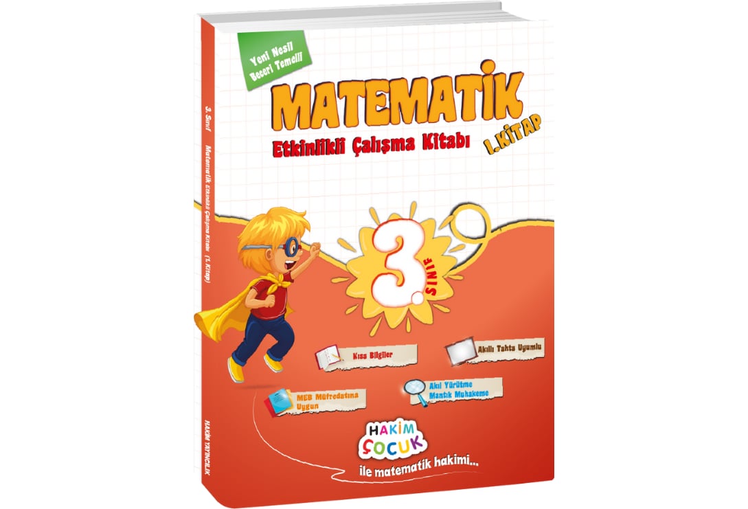 3. Sınıf Matematik Etkinlikli Çalışma Kitabı (1. Kitap)