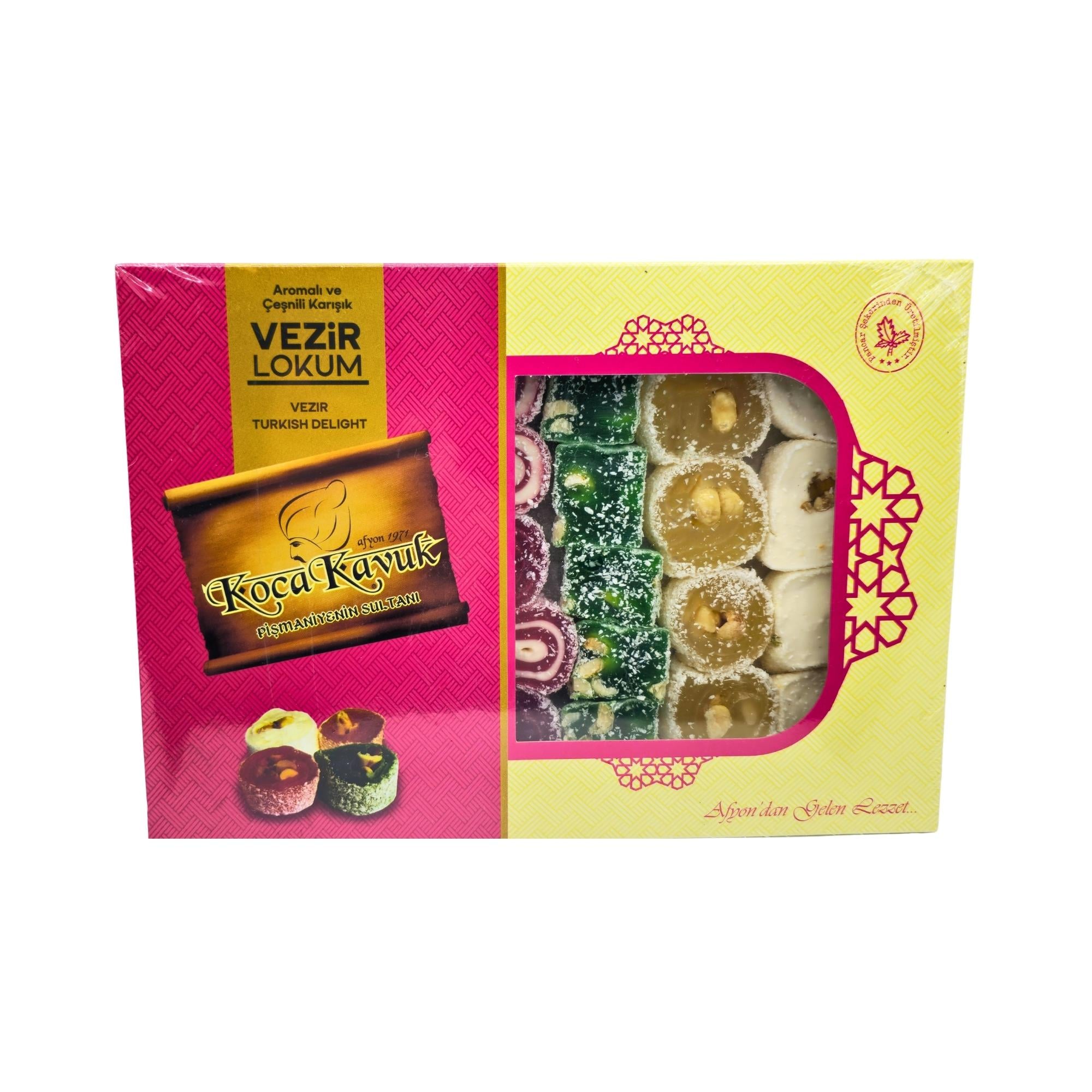 Çeşnili Karışık Vezir Lokumu 450 Gr