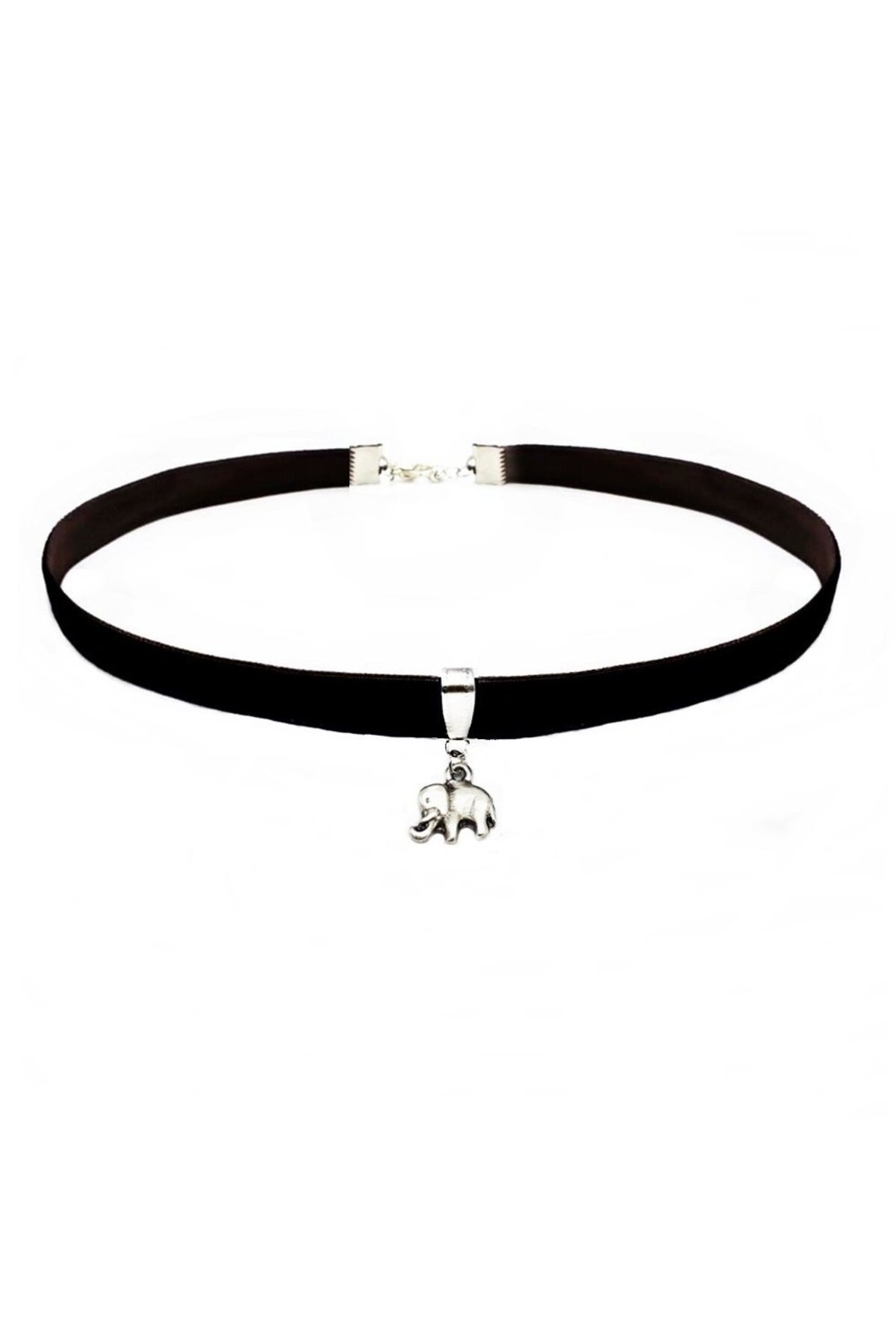 Gümş Renk Fil Choker Kadın Choker