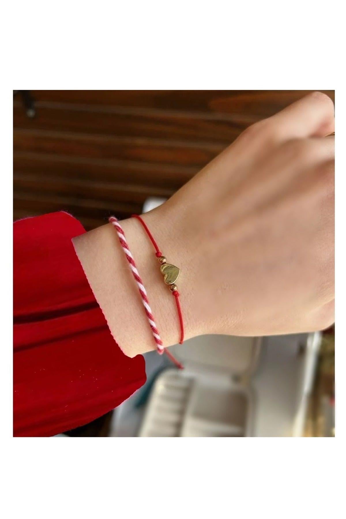 Kalpli Şans & Dilek 2'li Marteniçka Bileklik