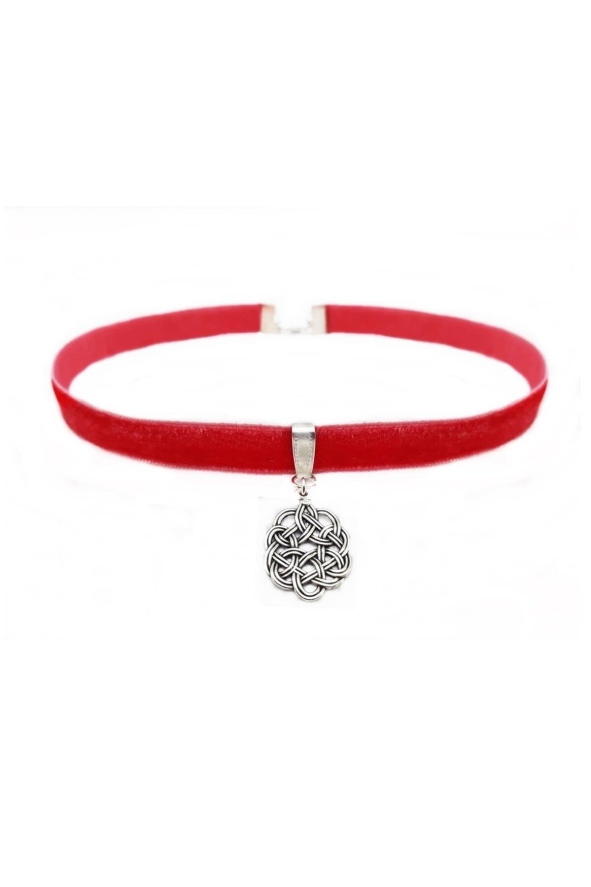 Kazaziye Aşk Düğümü Kadın Choker Tasma Kolye