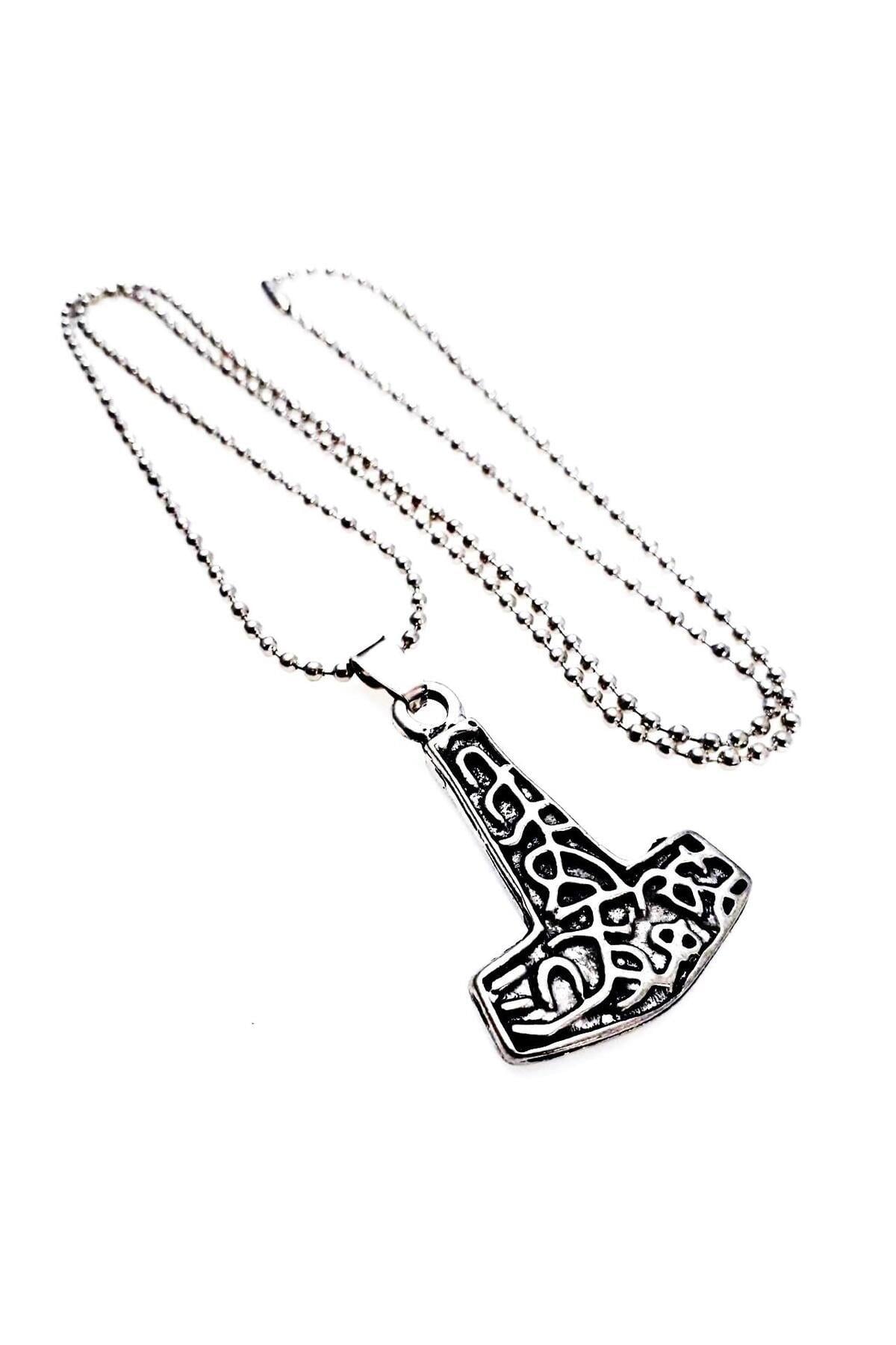 Viking Mitolojisi Thor Çekici Kolye