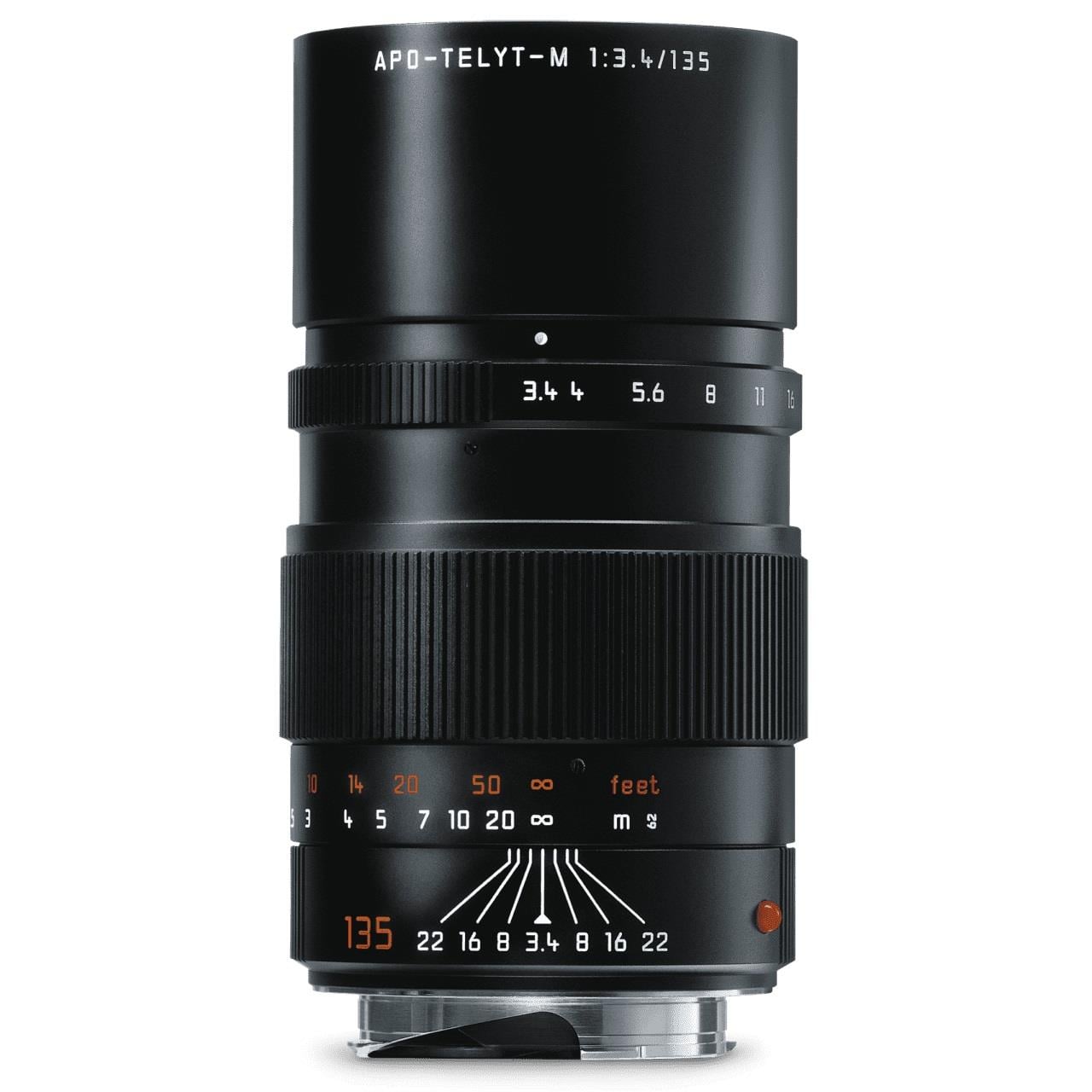 Leica Apo-Telyt-M 135 Mm F/3.4, Black Anodized Finish