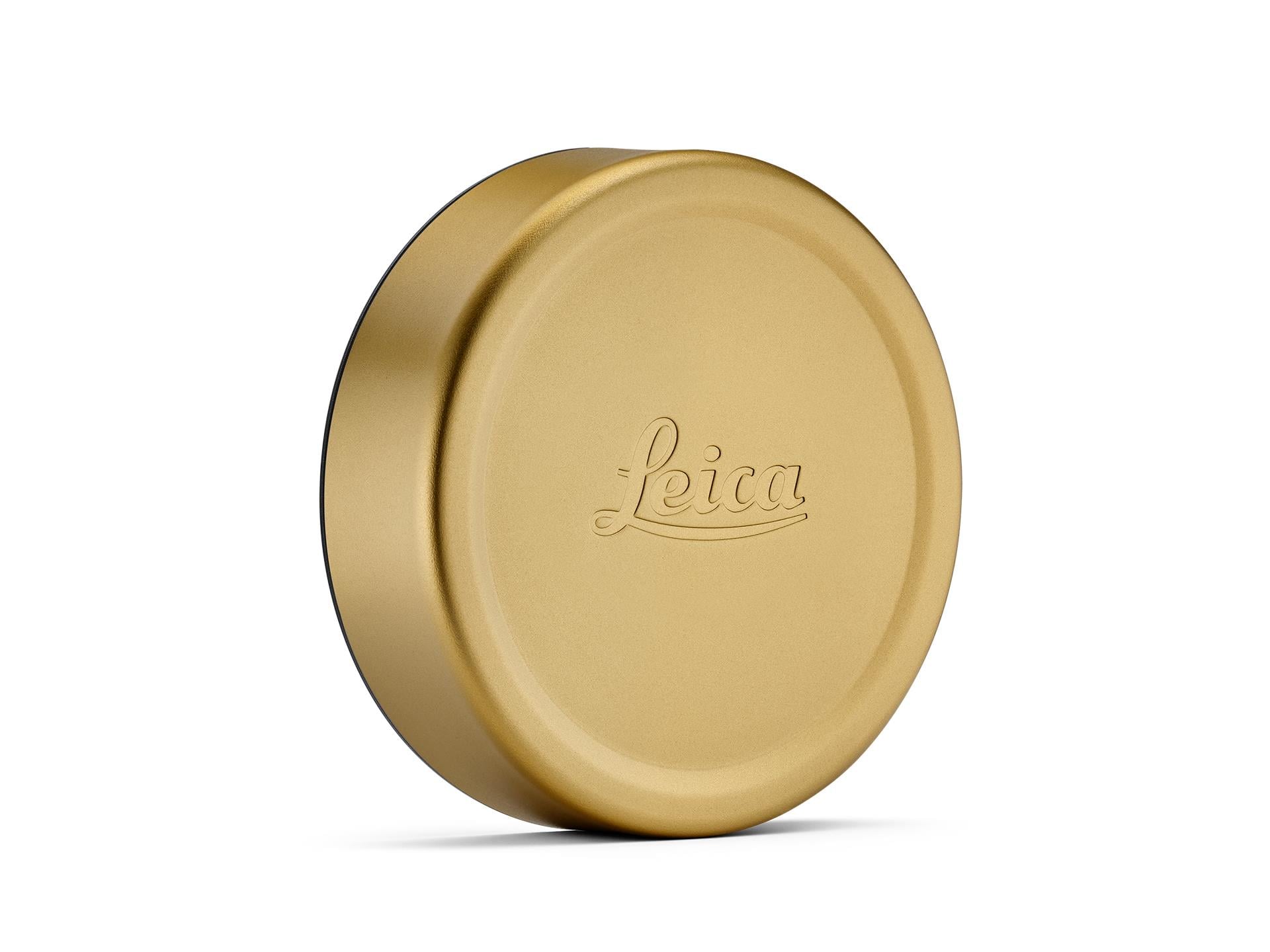 Leica Lens cap Q, E49, brass, blasted finish