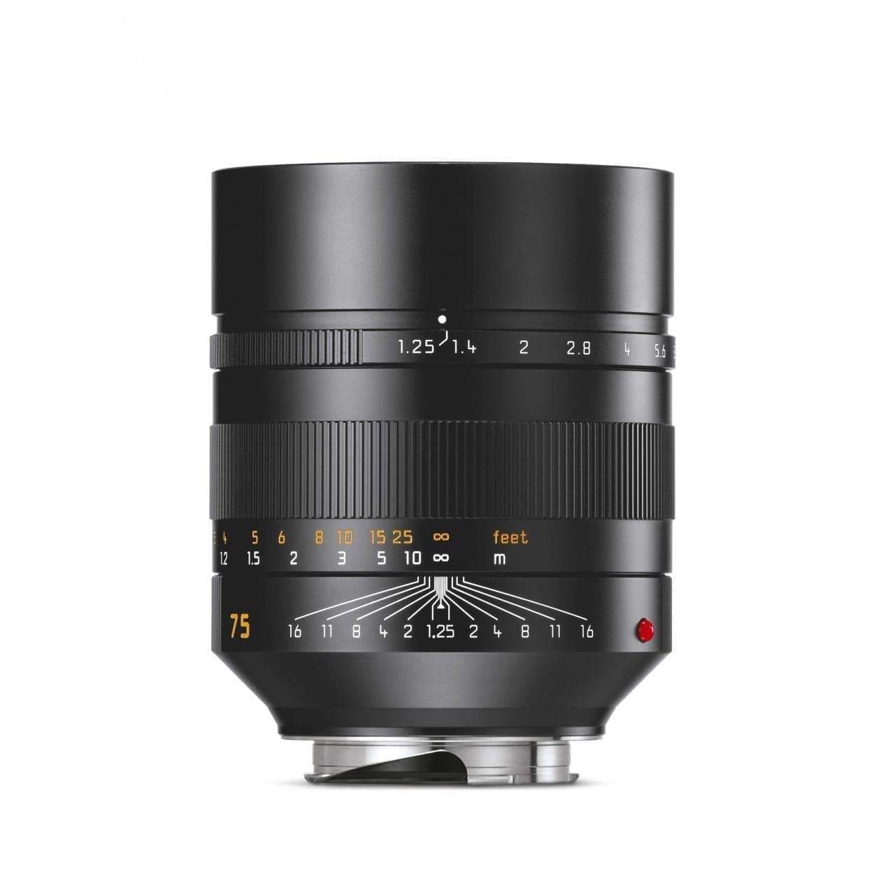 Leica Noctilux-M 75 F/1.25 Asph. ,Black