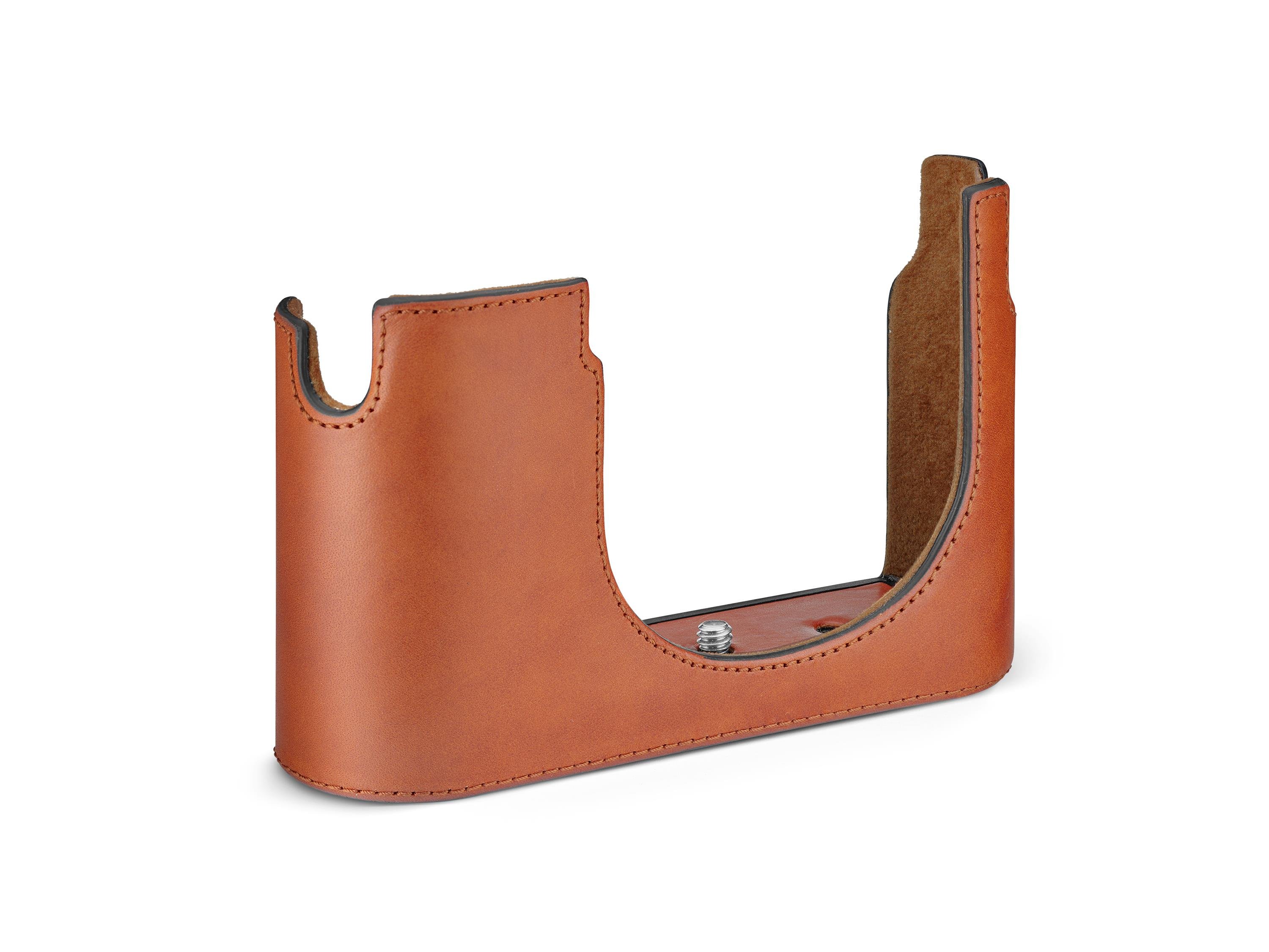 Leica Q3 Halfcase, leather,cognac