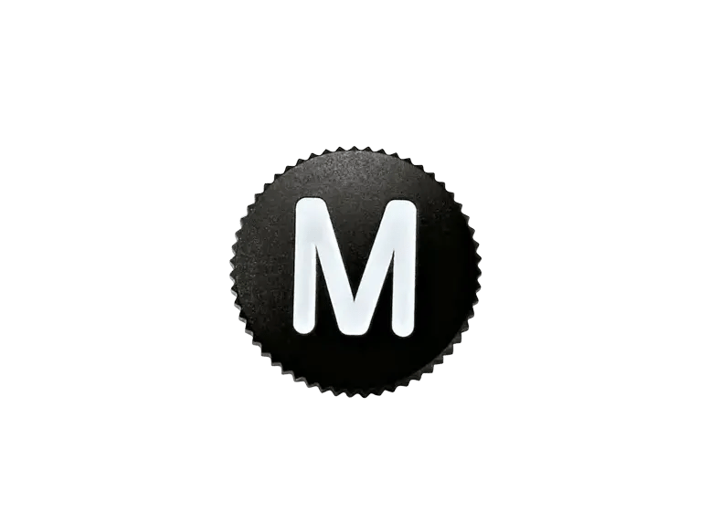 Soft Release Button M 12Mm Black