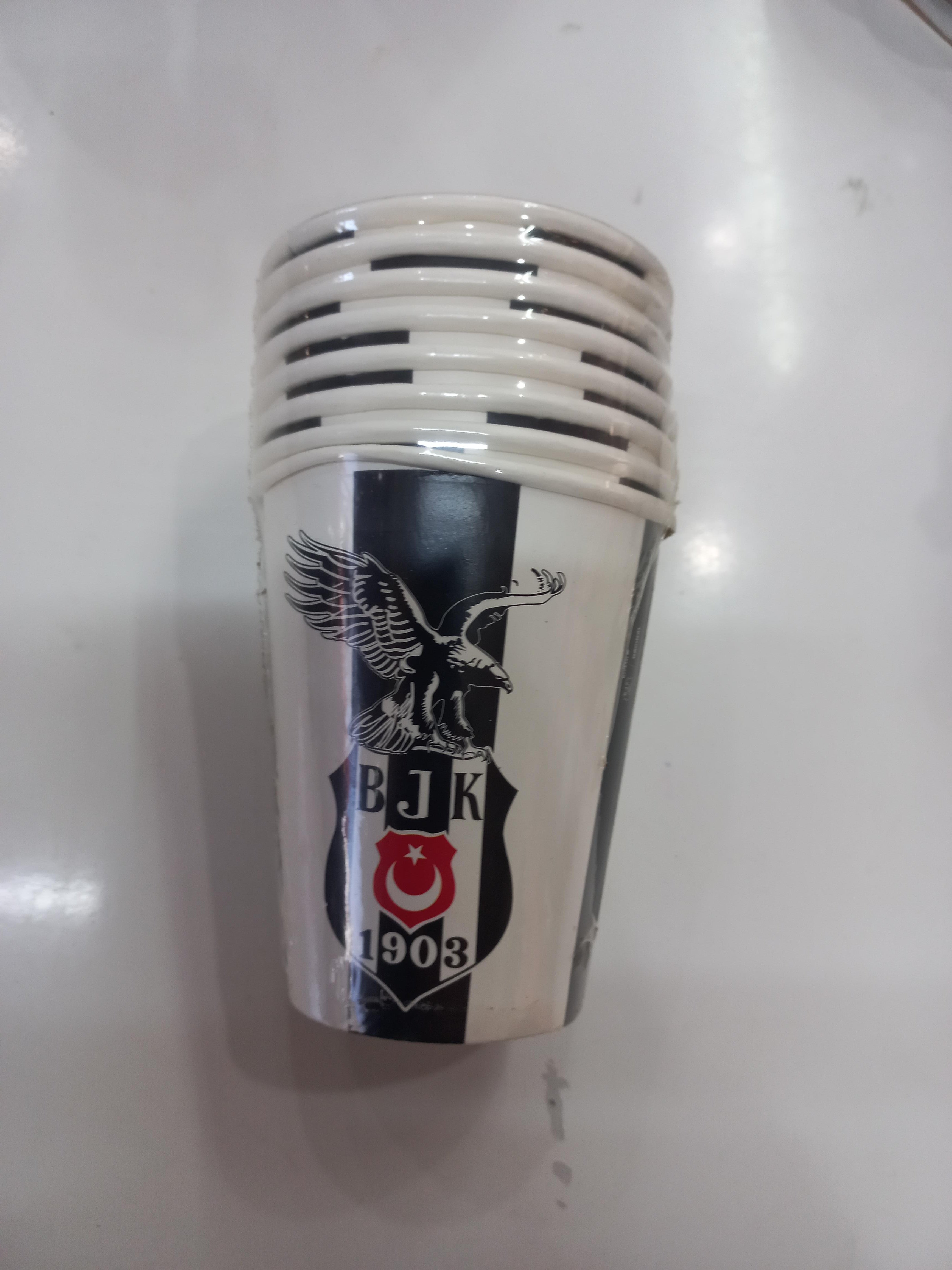 BEŞİKTAŞ KARTON BARDAK 8 Lİ