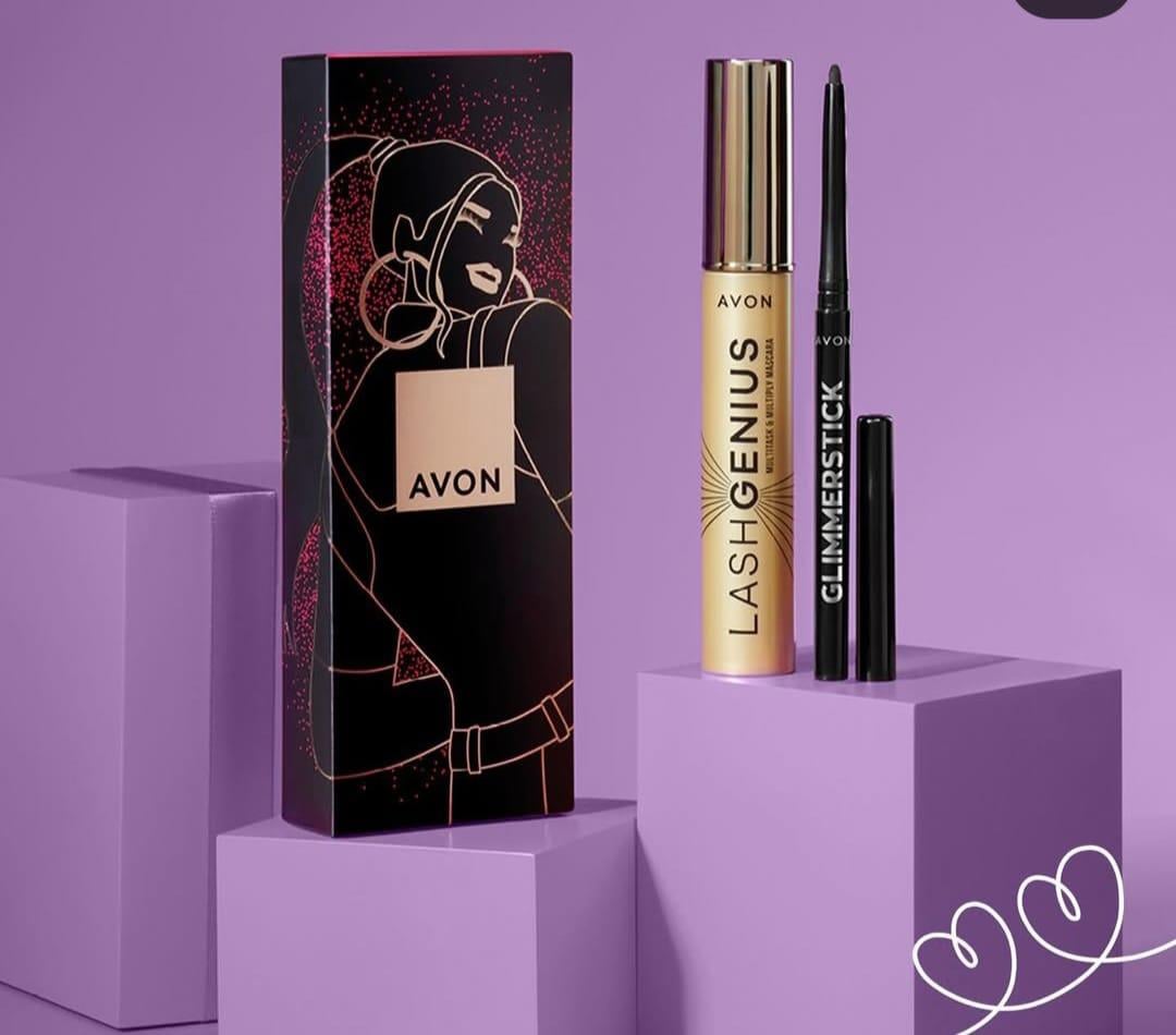Lash Genius Maskara Glimmerstick Asansörlü Siyah Göz Kalemi set