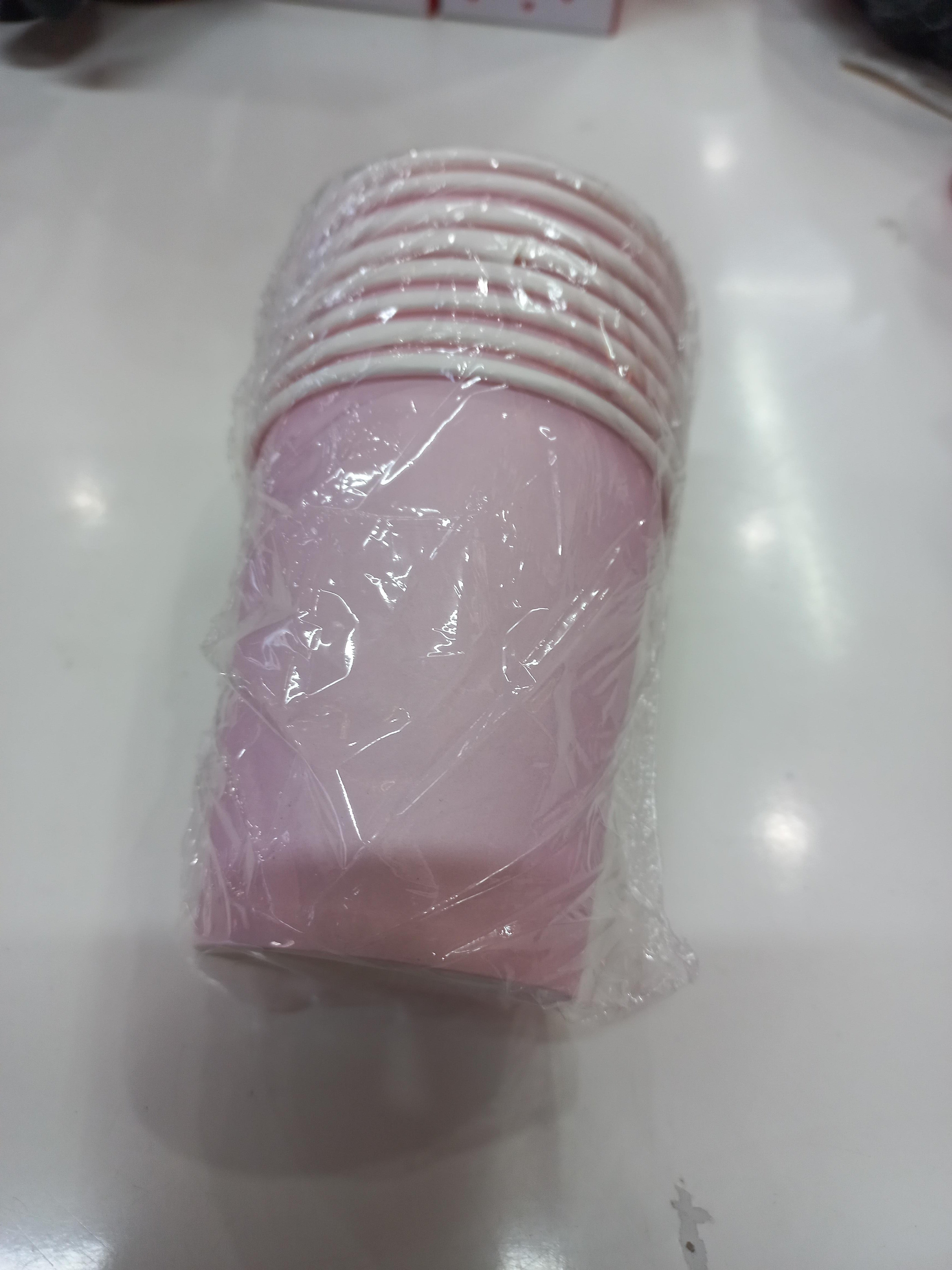 PEMBE KARTON BARDAK 8 Lİ 