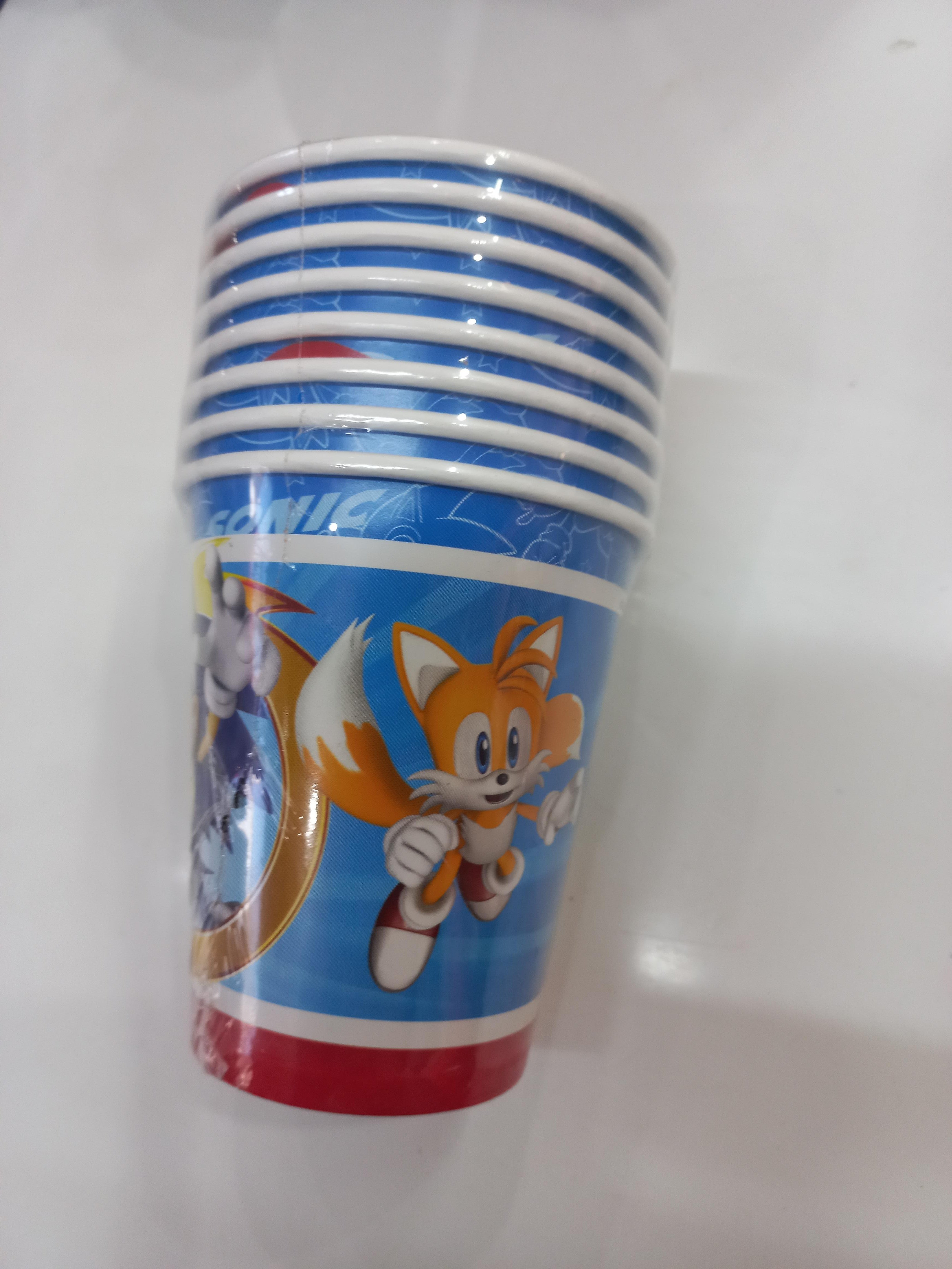 SONIC KARTON BARDAK 8 Lİ