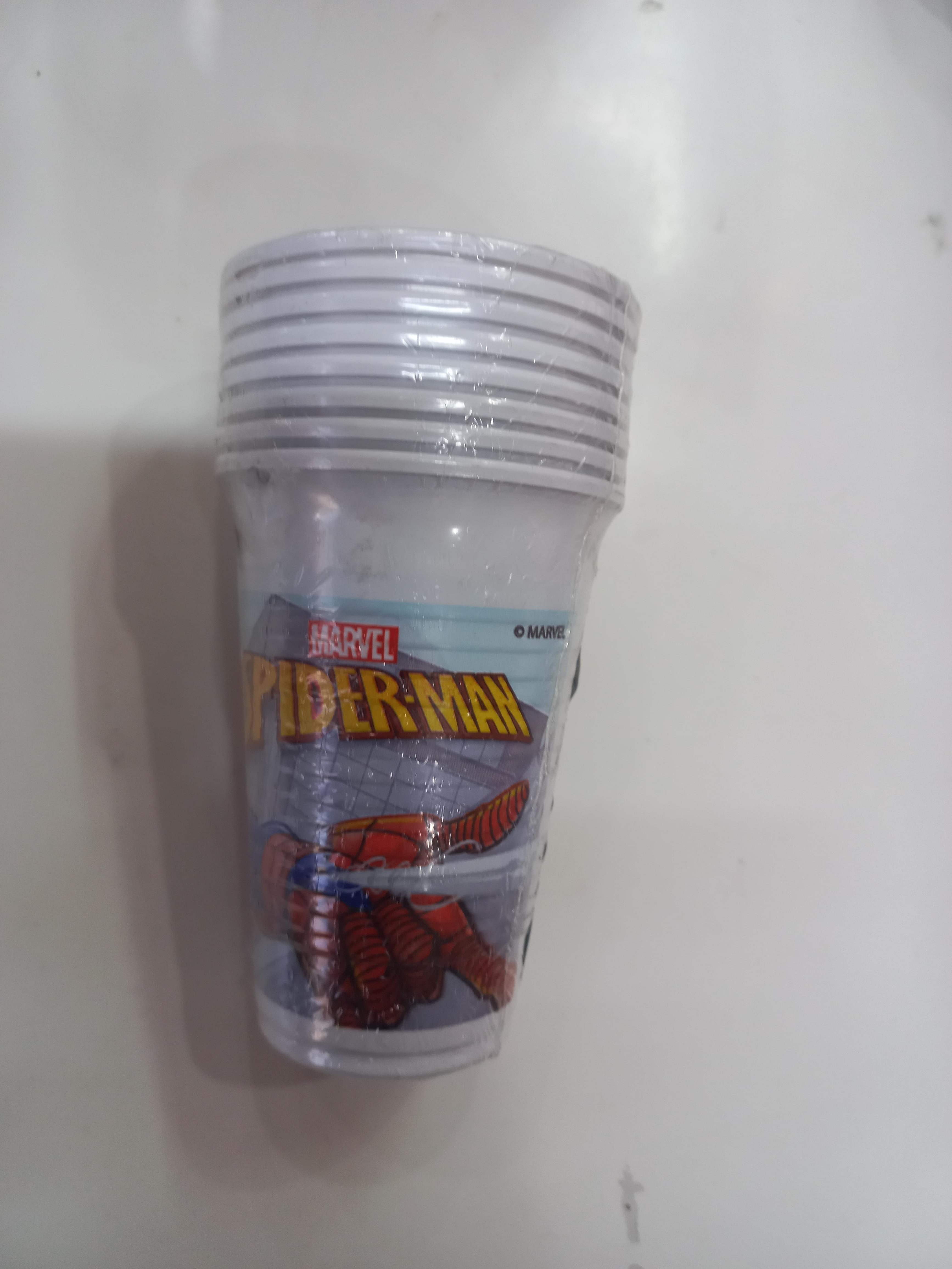 SPIDERMAN PLASTİK BARDAK 8 Lİ