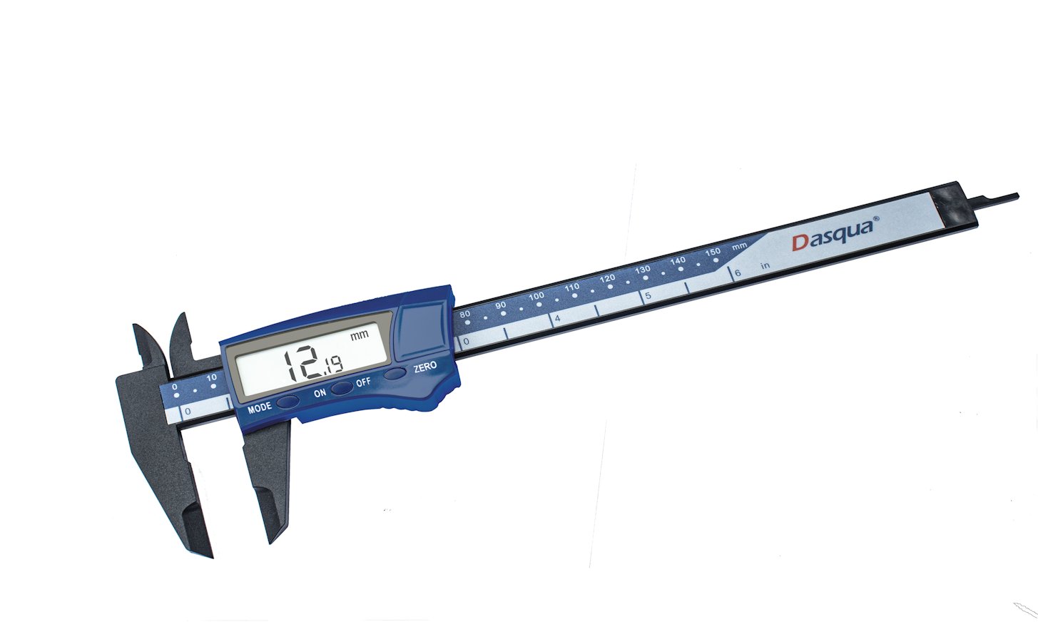 Dasqua 0-150Mm Dijital Plastik Kumpas 0,01Mm/0,0005