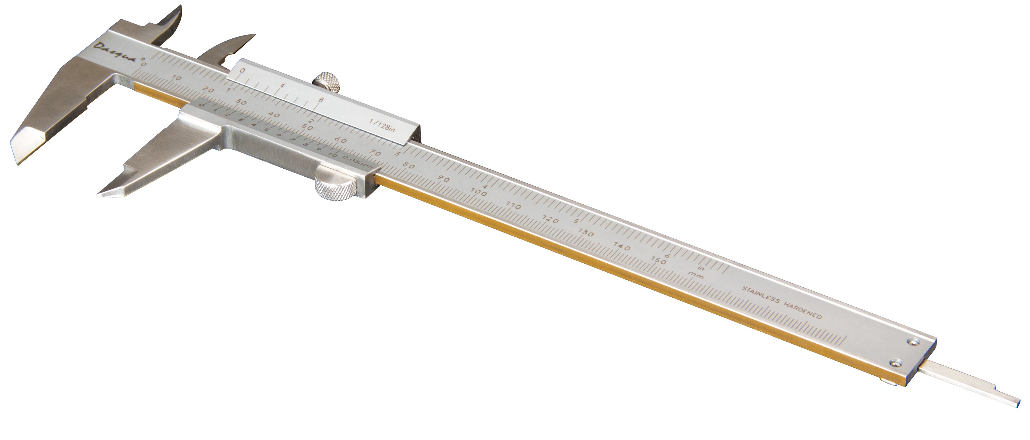 Dasqua 0-150Mm Kenarı Tin Kaplamalı Mekanik Kumpas 0,05