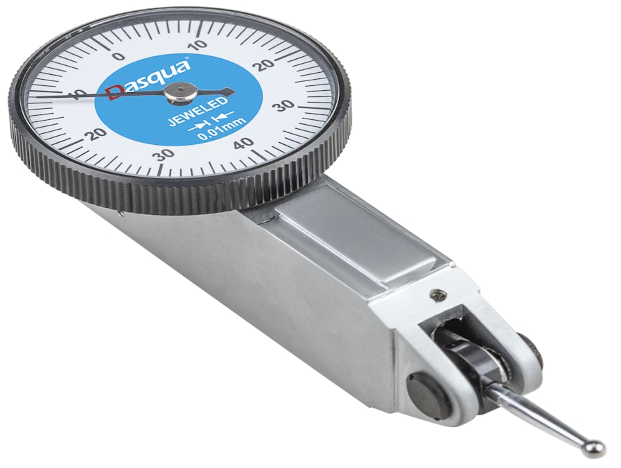 Dasqua Mekanik Salgı Komparatörü Darbe Dayanıklı Prob-13,5Mm Saat Çapı 40 0,01Mm