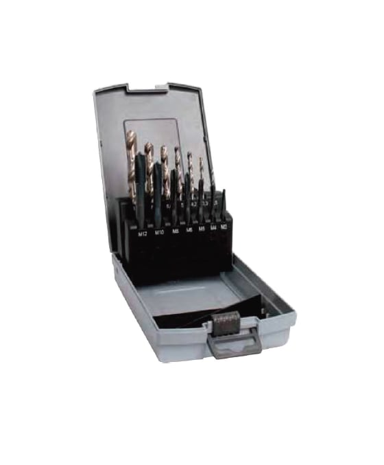 Narex M3-M12 Düz Kılavuz Ve Matkap Seti