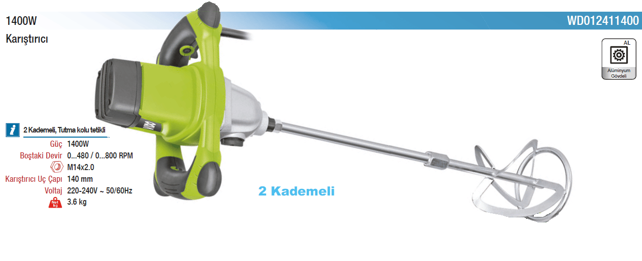 Vıdo 1400W Karıştırıcı