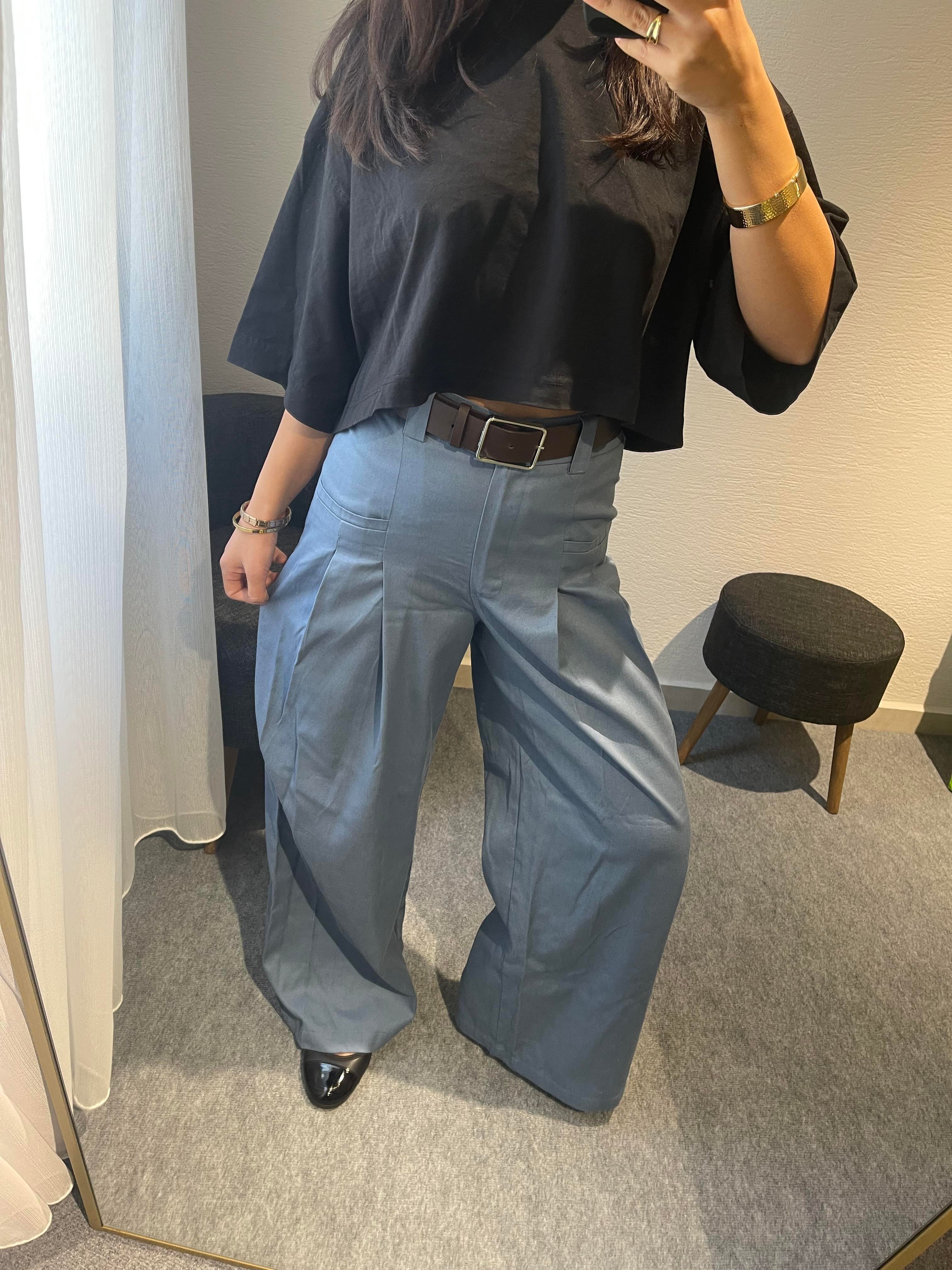 İspanyol Paça Keten Pantolon