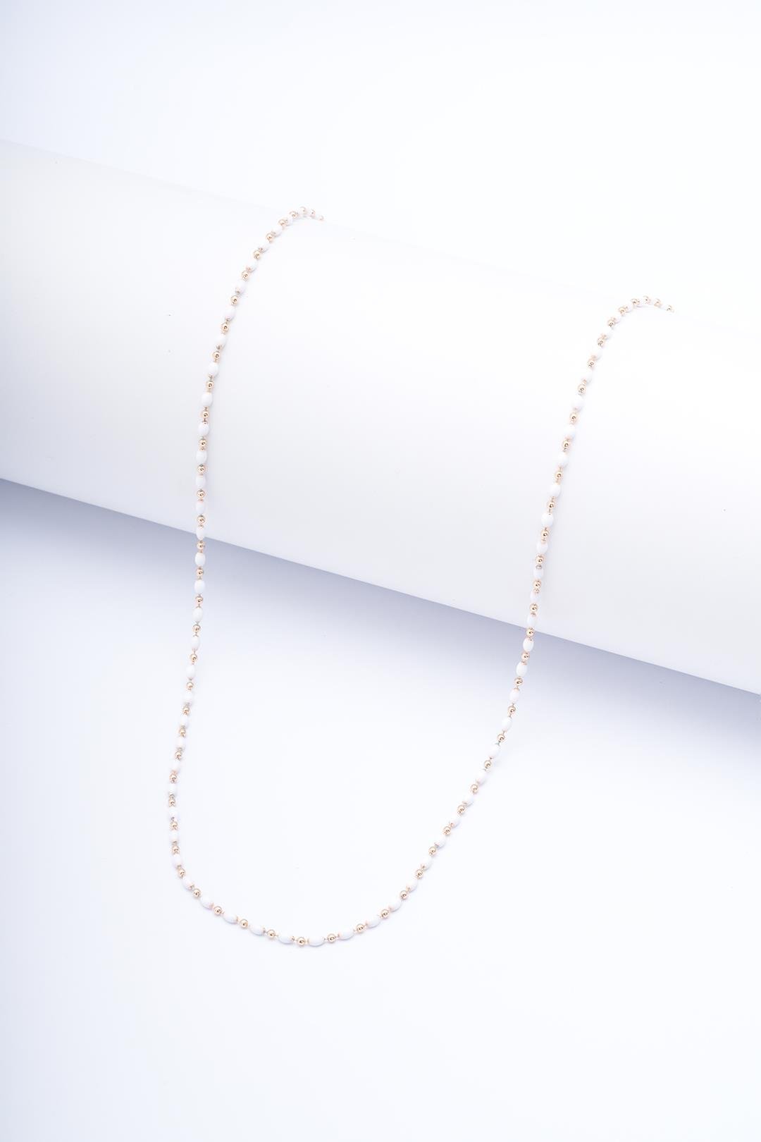 VIP GOLD KOLYE K-19(60CM) BEYAZ