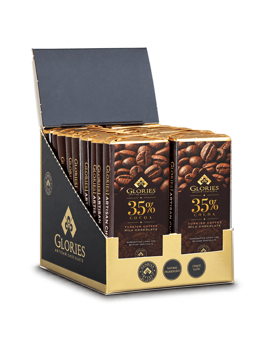 Türk Kahveli Sütlü Çikolata 30 g – 18'li Display