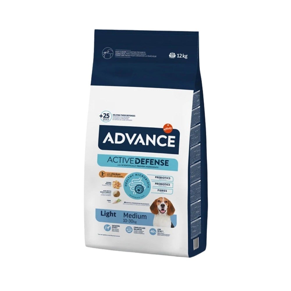 Advance Medium Light Orta Irk Yetişkin Diyet Köpek Maması 12 Kg