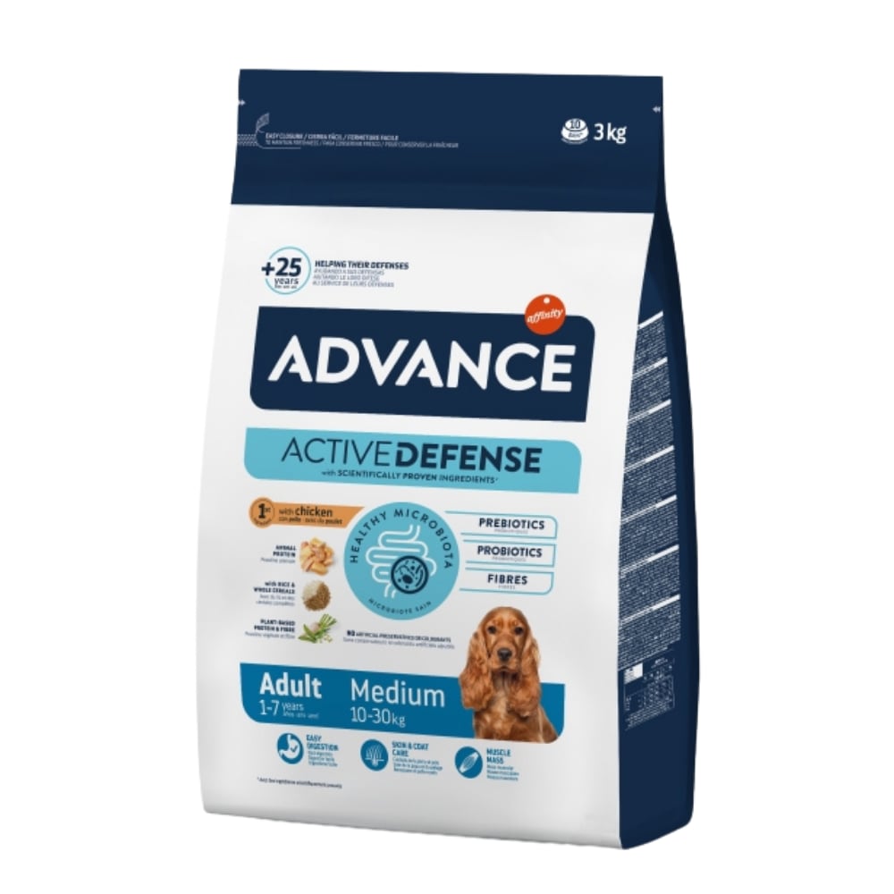 Advance Tavuklu Orta Irk Yetişkin Köpek Maması 3kg