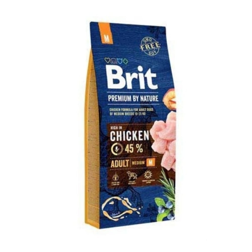 Brit Care Brit Premium Nature Tavuklu Orta Irk Yetişkin Köpek Maması 15 Kg