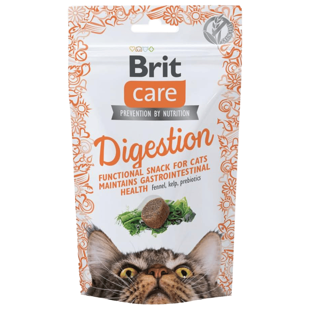 Brit Care Digestion Sindirim Sistemi Destekleyici Tahılsız Kedi Ödül Maması 50gr