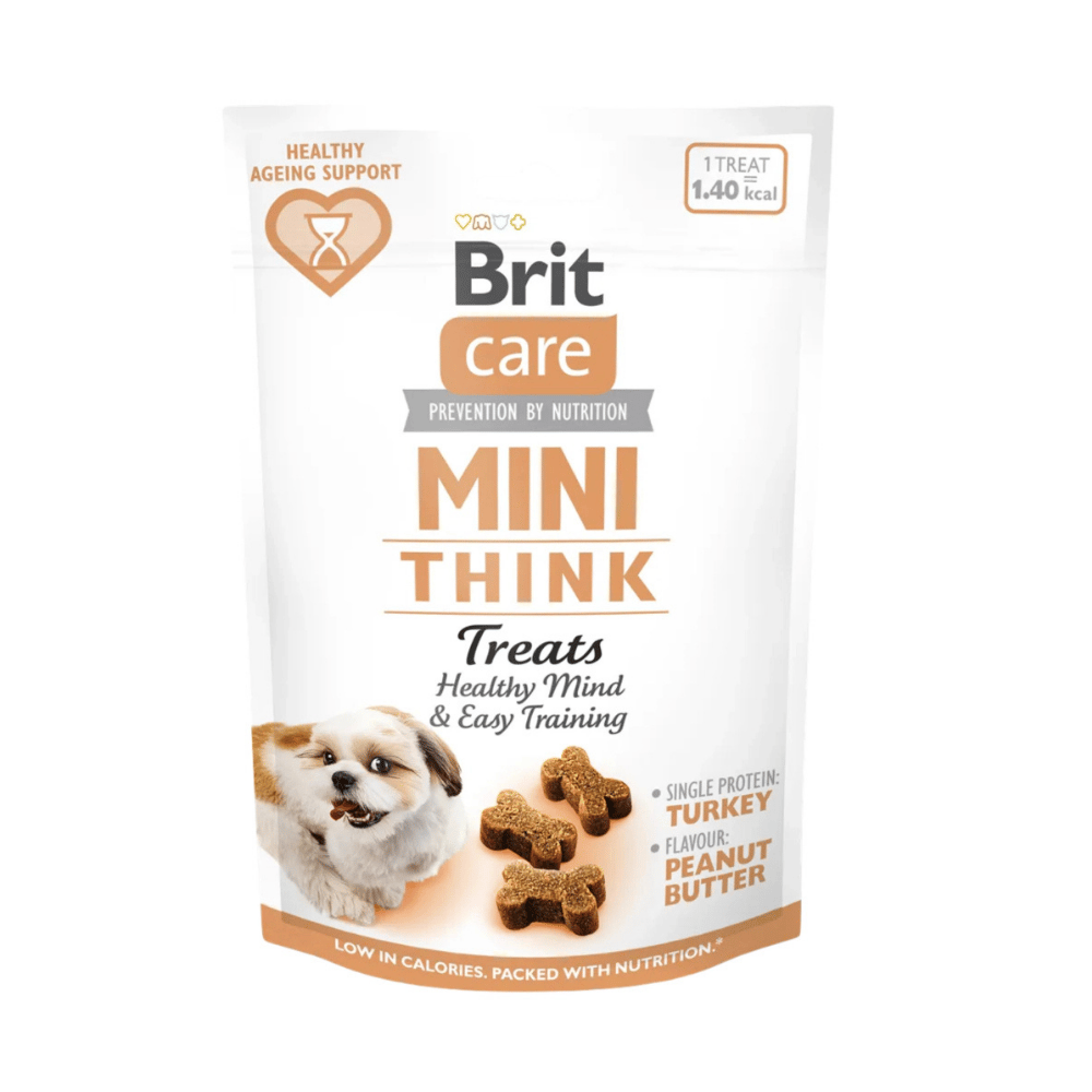 Brit Care Mini Treats Think Hindili Yarı Nemli Küçük Irk Köpek Ödül Maması 50gr