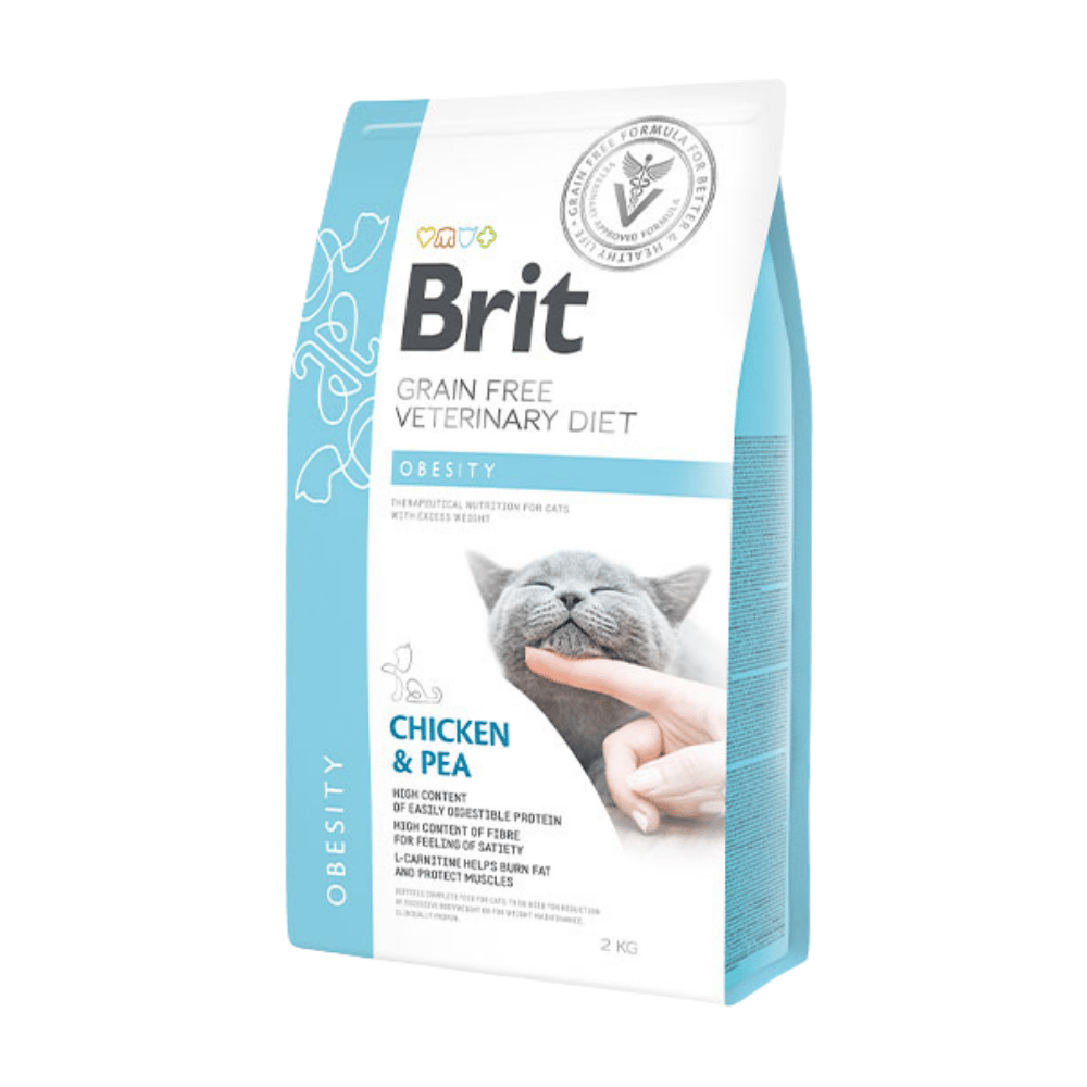 Brit Care Veterinary Diet Obesity Kilo Kontrolü İçin Tahılsız Kedi Maması 2kg