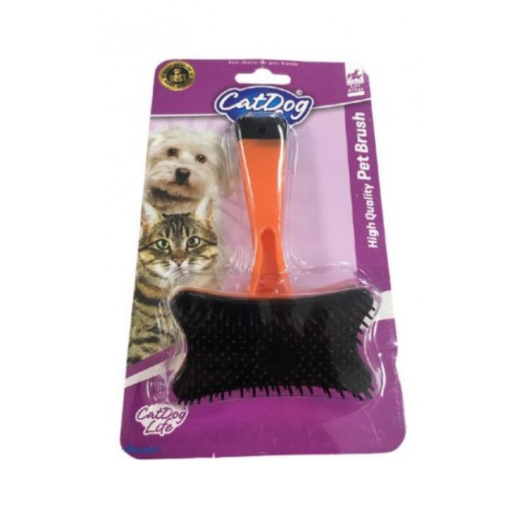 Cat Dog Life Kedi ve Köpekler için Plastik Uçlu Basmalı Tarak