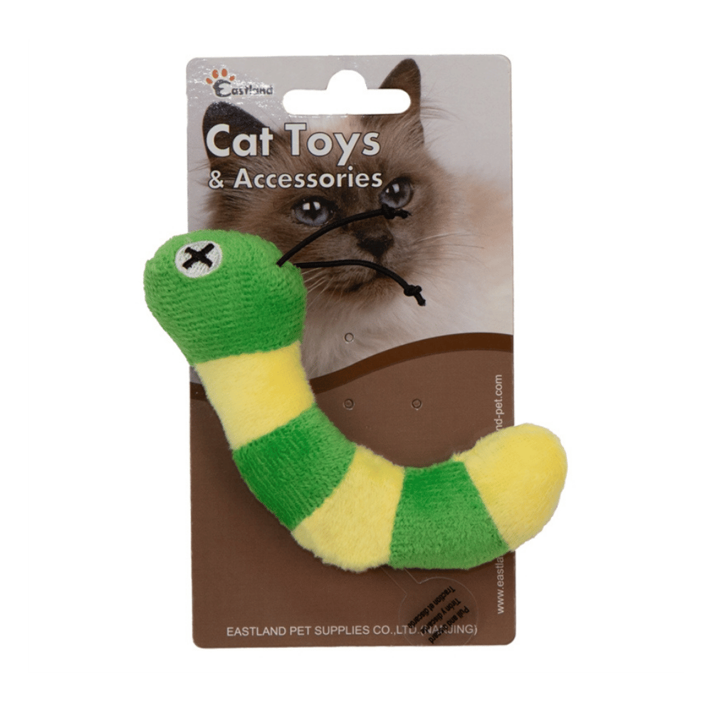 Eastland Catnipli Peluş Dijital Sesli Tırtıl 13 cm