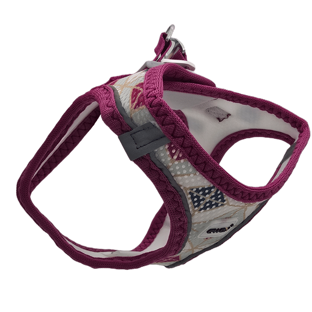 Ewox Air Mesh Karo Desenli Göğüs Tasması 3XS