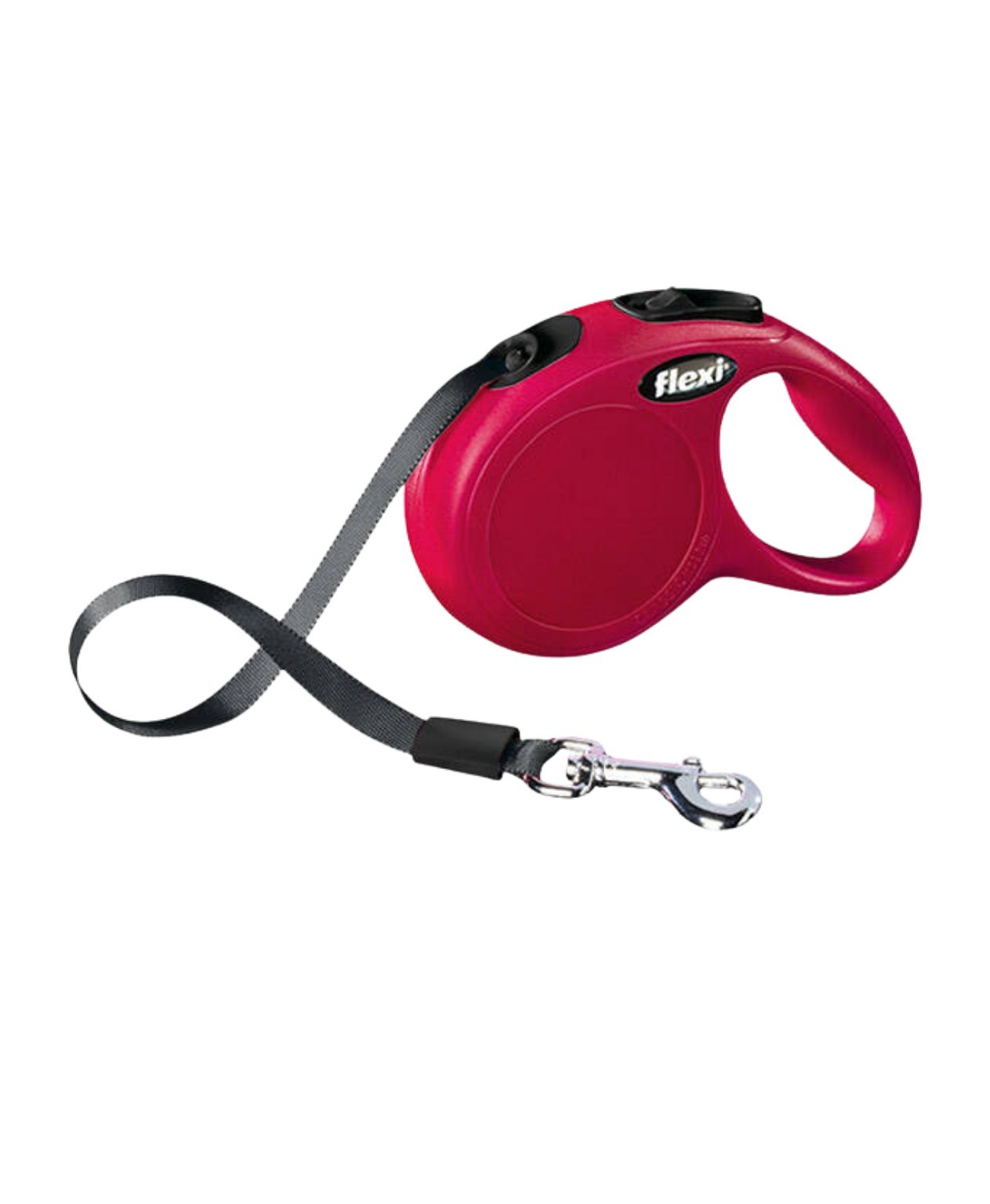 Flexi New Classic Otomatik Şerit Köpek Tasması 50 KG - 8M Large Kırmızı